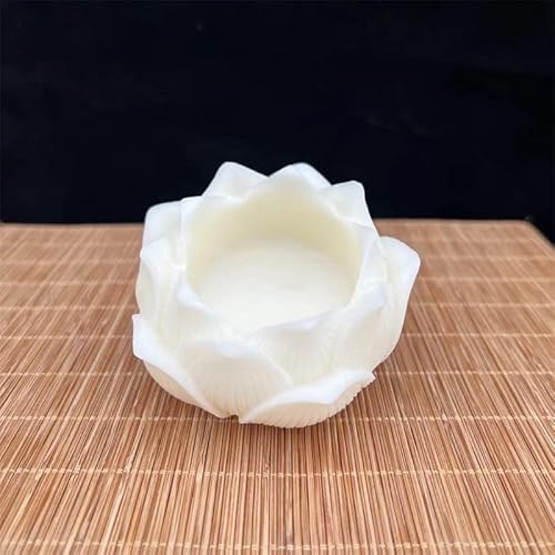 FLYILIA 象牙椰子 アイボリーナット 仏陀坐像 釈迦如来座像 釈迦牟尼仏 お釈迦様 赤ちゃん仏像 禅宗 ご本尊様 蓮華丸台座 細密彫刻 仏師彫り 仏教工芸品 置物 オブジェ 縁起物 風水 部屋飾り インテリア 小物 美術品 収蔵品 細工物 お土産 厄