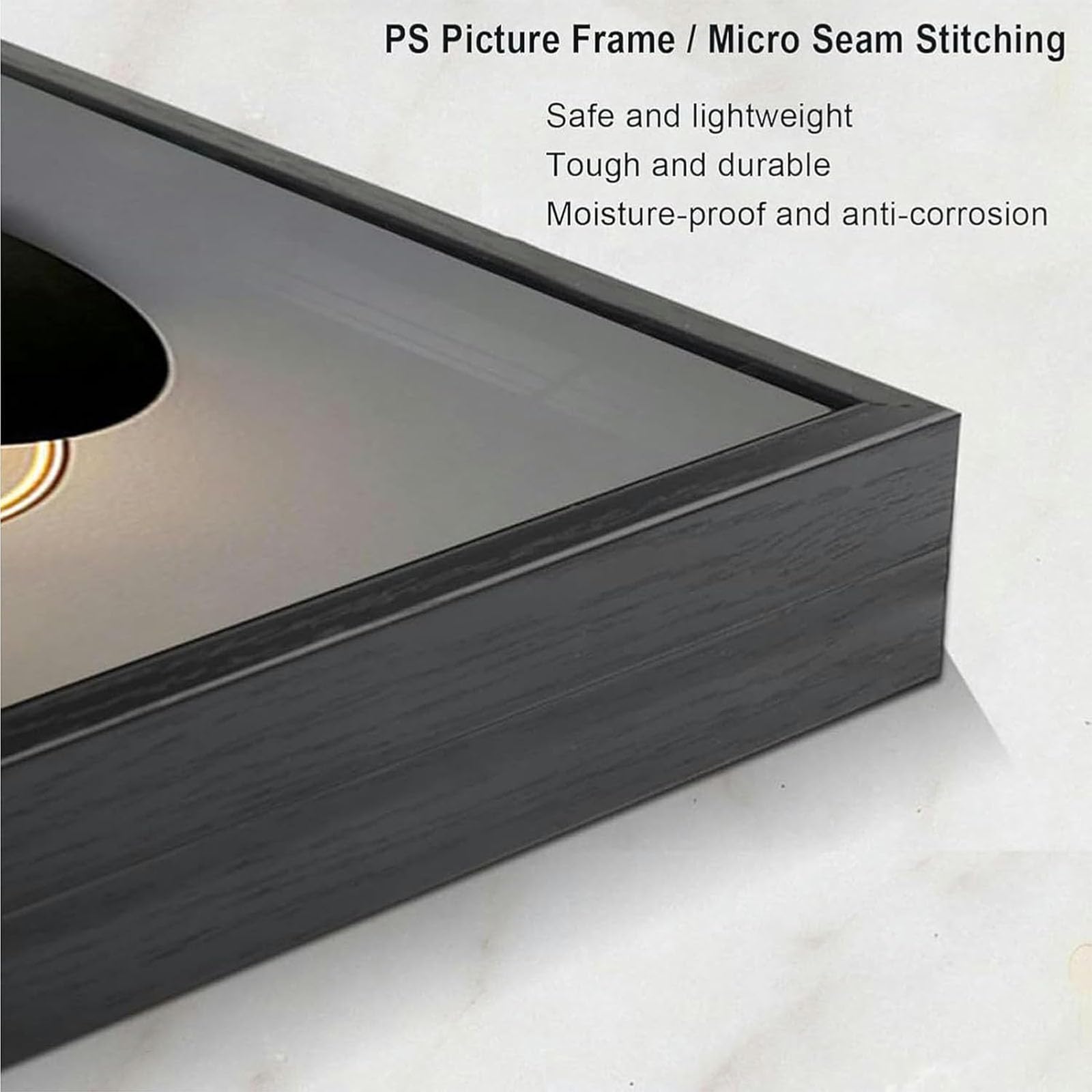 Quadro Decorativo Per Contatore Elettrico - 40x30 Cm, Copertura In Pellicola Di Cristallo E Cornice PS, Design Moderno