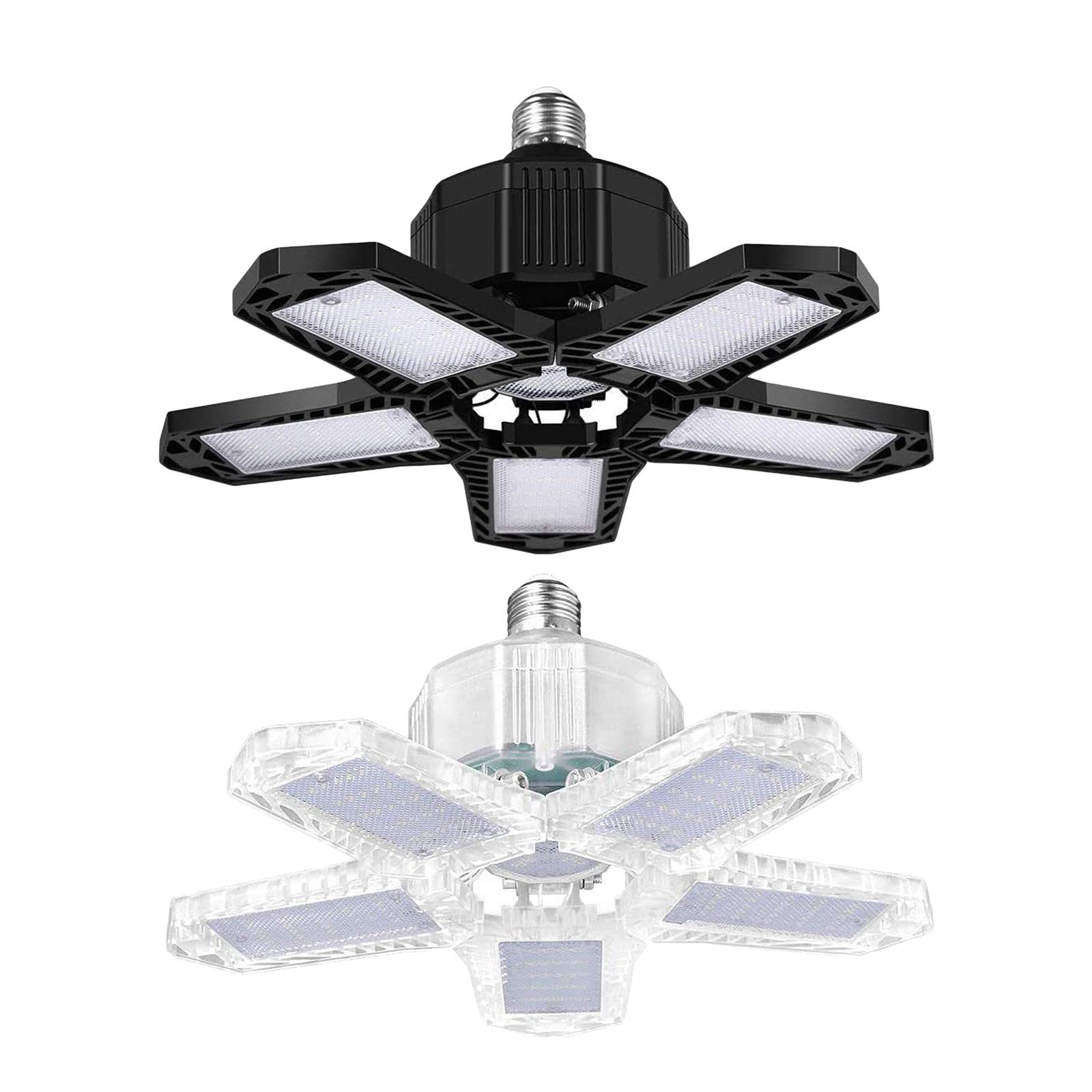 LED Garage Light Folding Bulb Super Bright E27 80W/100W 10000LM 100W Clear