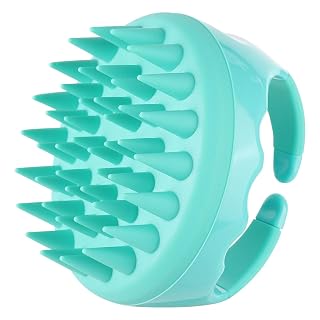 BTYMS 1 Packs Hair Scalp Massager Brush Silicone Hair Shampoo Massager Dandruff Scrubber Hair Washing Tool