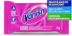 Vanish Tira Manchas Em Barra 75G Para Roupas Coloridas