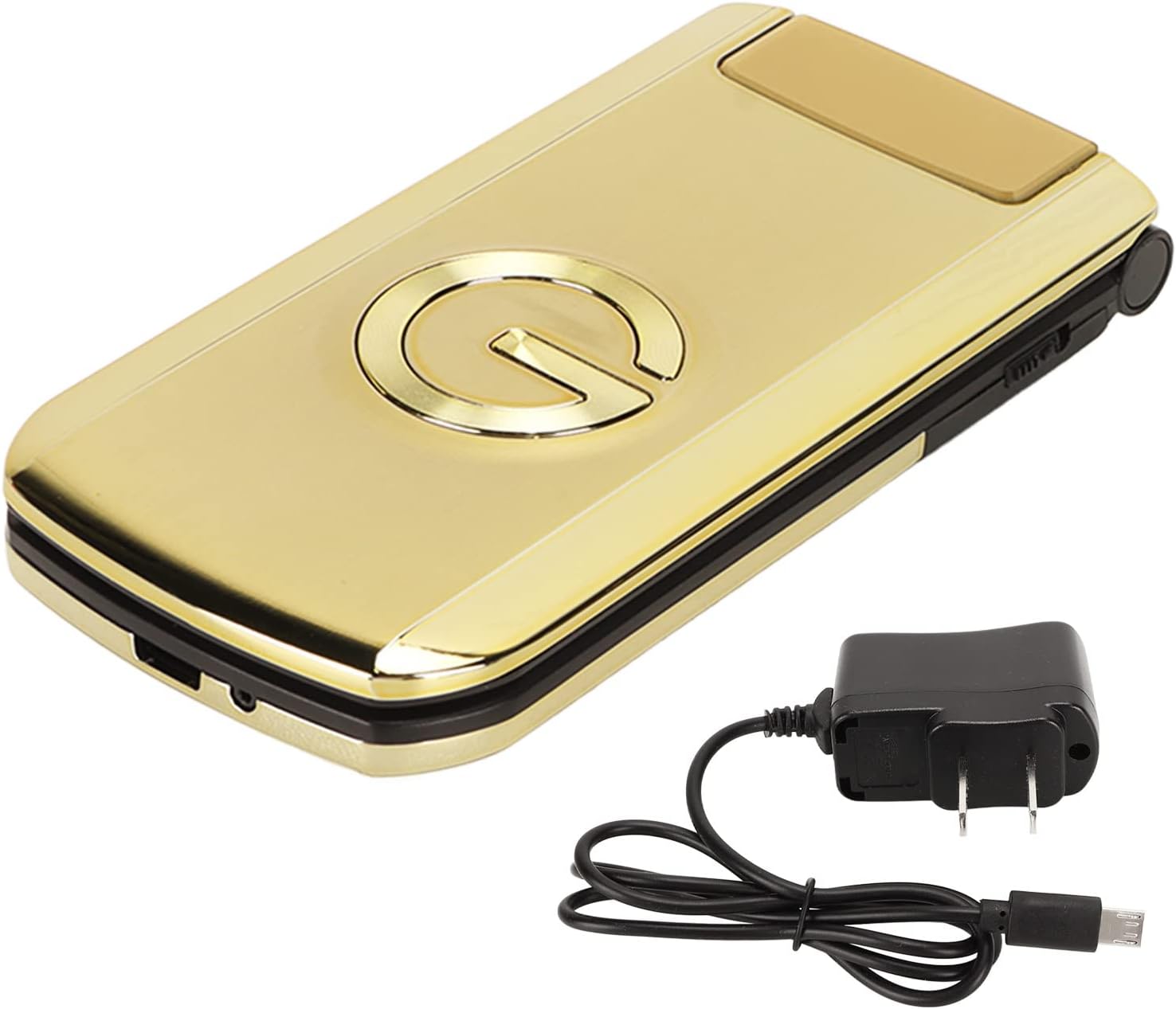 Ejoyous Flip Seniors Phone, Big Font Big Screen Loud Phone One Key Shortcut Dialing Cell Phone with Ultra Long Standby Dual Card Dual Standby G9000 Gold