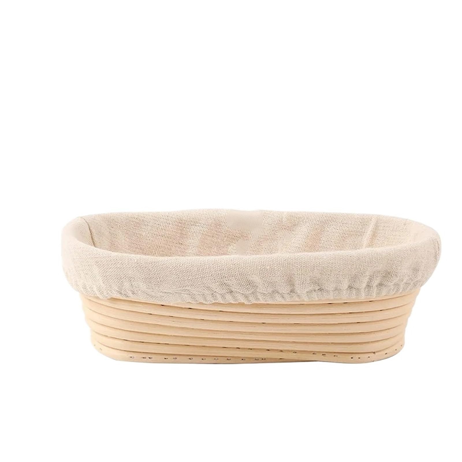 Cesta for fermentar pan ovalada y larga for masa(27x13x7cm)