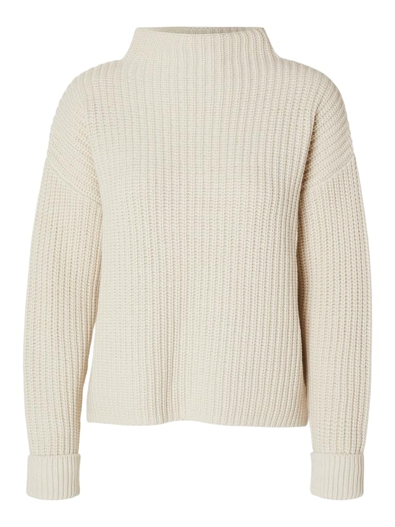 SELECTED FEMME Female Oversize Jumper, Birch, M