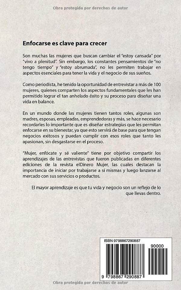 Vista 2 de Mujer, enfócate y sé valiente Tu guía para tener negocios y una vida con propósito (Spanish Edition)