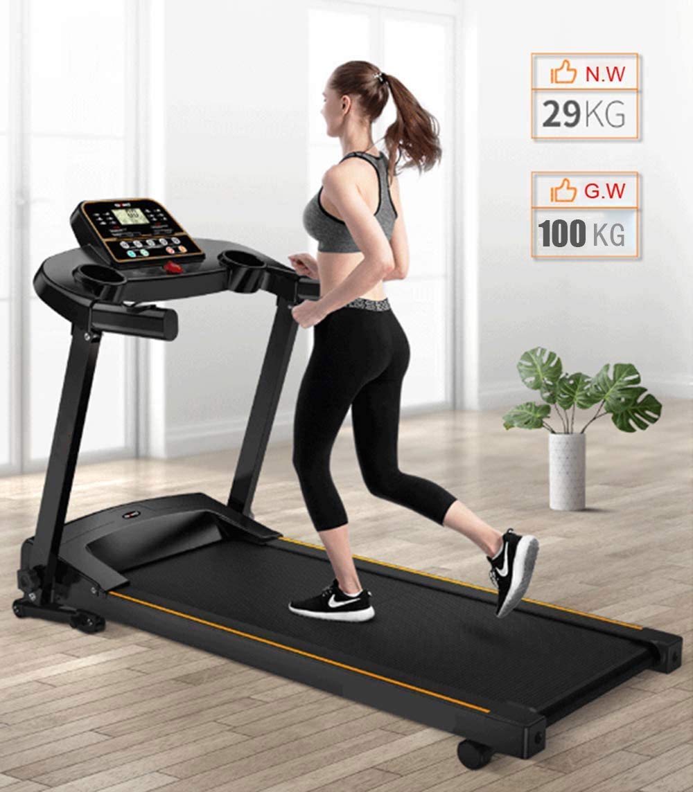 Amazon | トレッドミル、ポータブル折りたたみ式電動ト