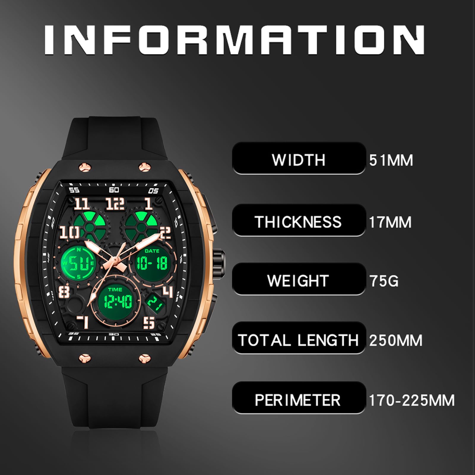 findtime Orologio Casual FTSHLSA61D57