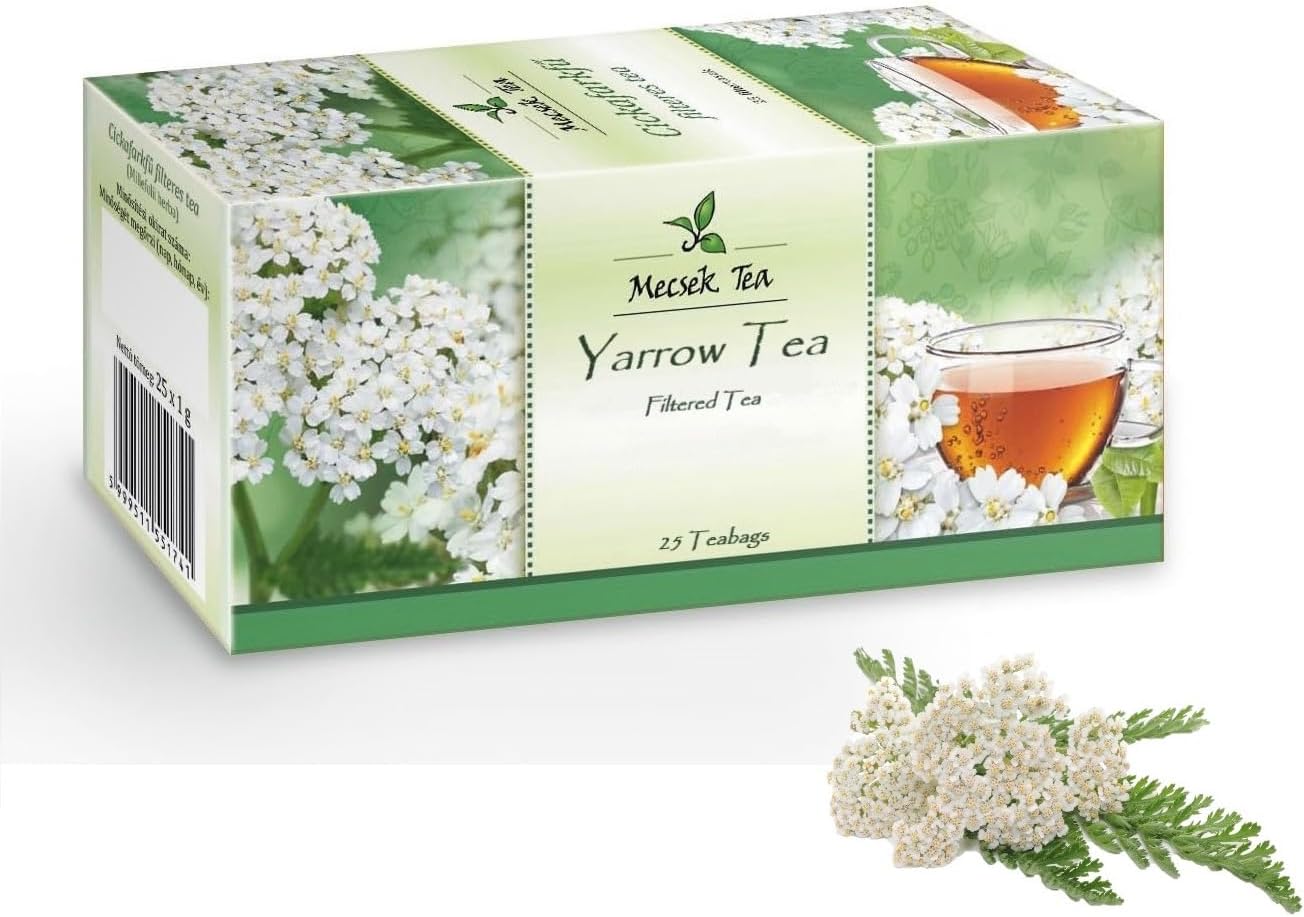 Mecsek Yarrow Natural Premium Tea Achillea Millefolium 25 Teabags