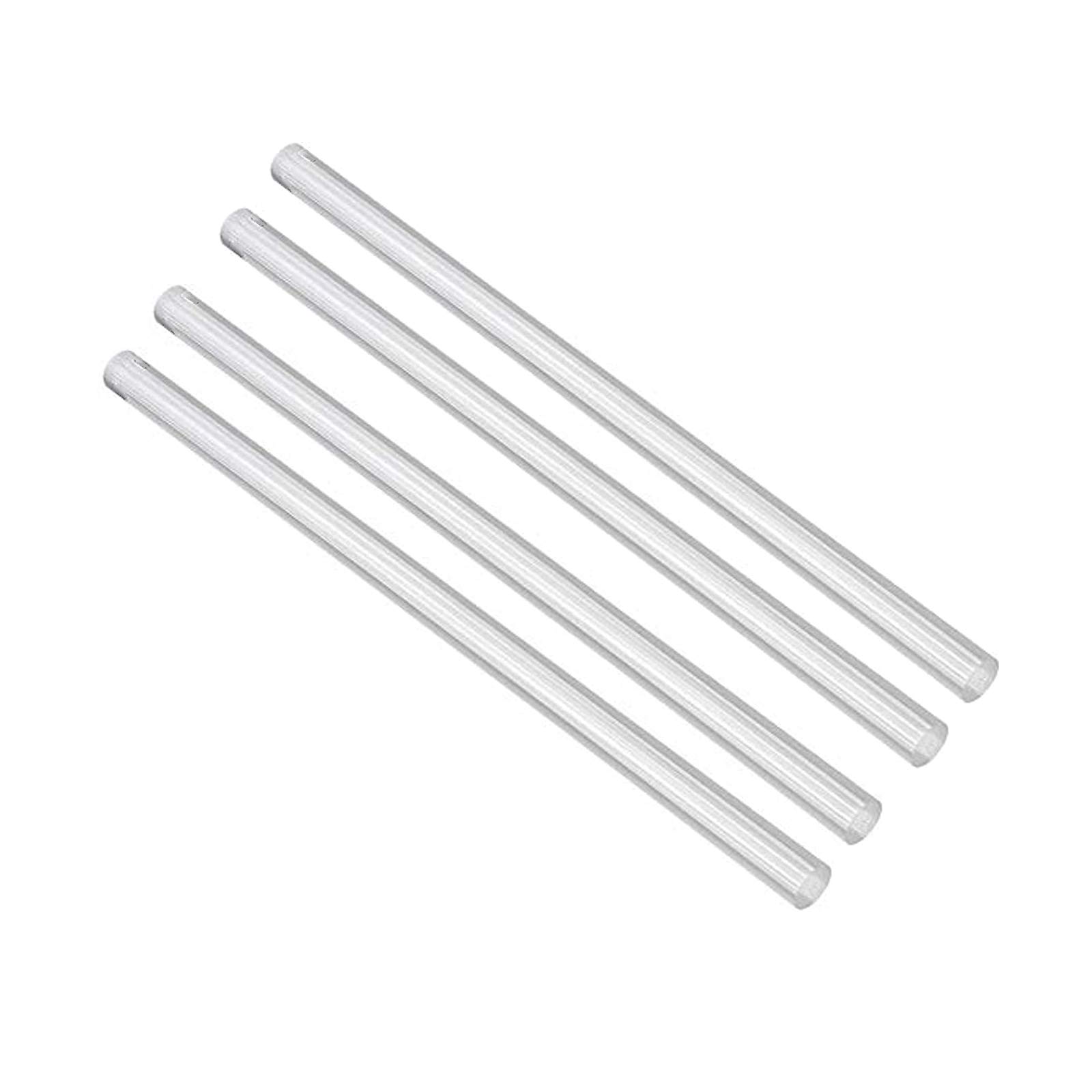 tiges en plastique, Tiges rondes en acrylique, longueur 25 cm, 6 diamètres disponibles, for la création de loisirs créatifs, lot 4(8mm*0.25m)