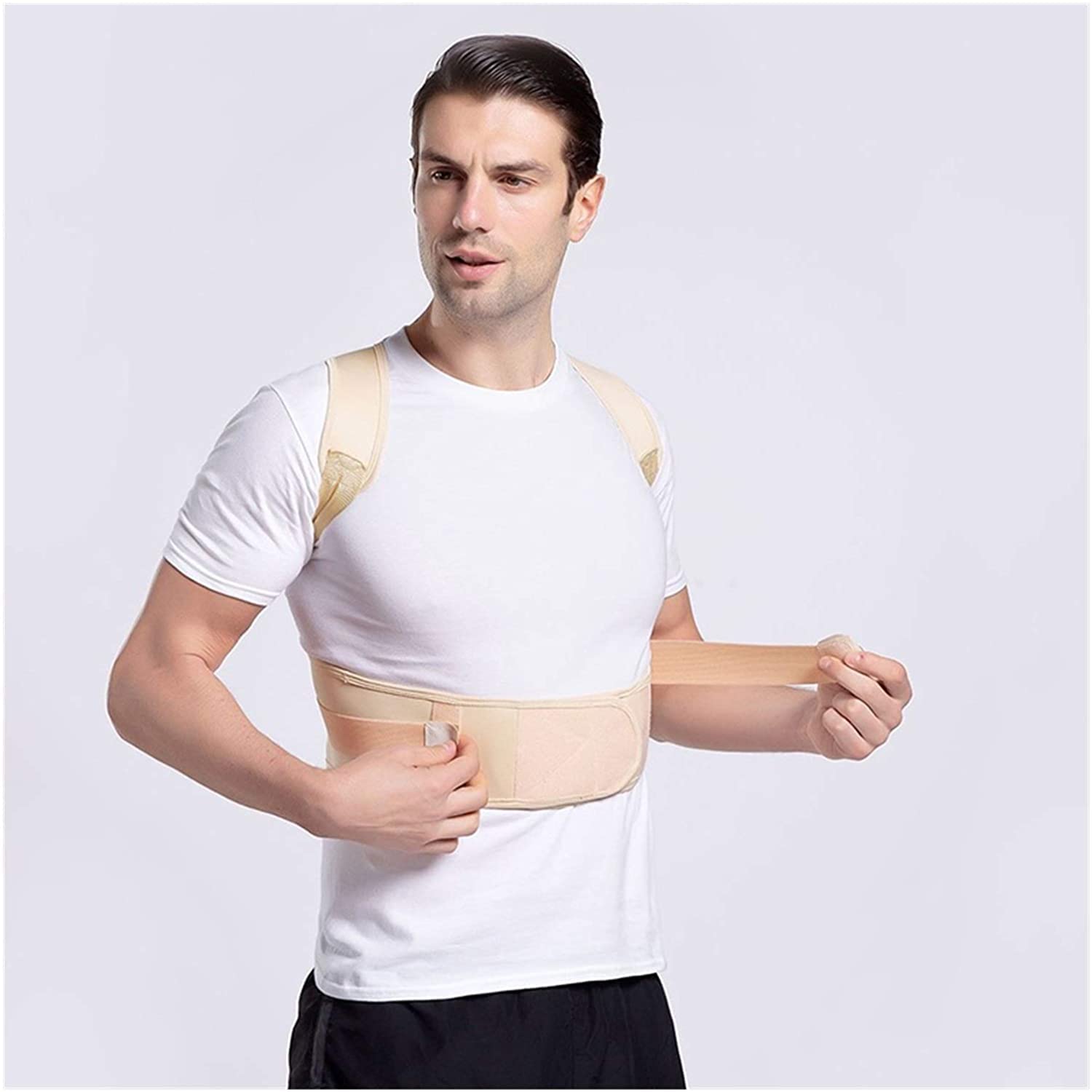 Corrector de Postura magnético Ajustable, corsé, Tirantes para Espalda, cinturón de Espalda, Soporte Lumbar, Corrector Recto para Hombres y Mujeres, Herramientas