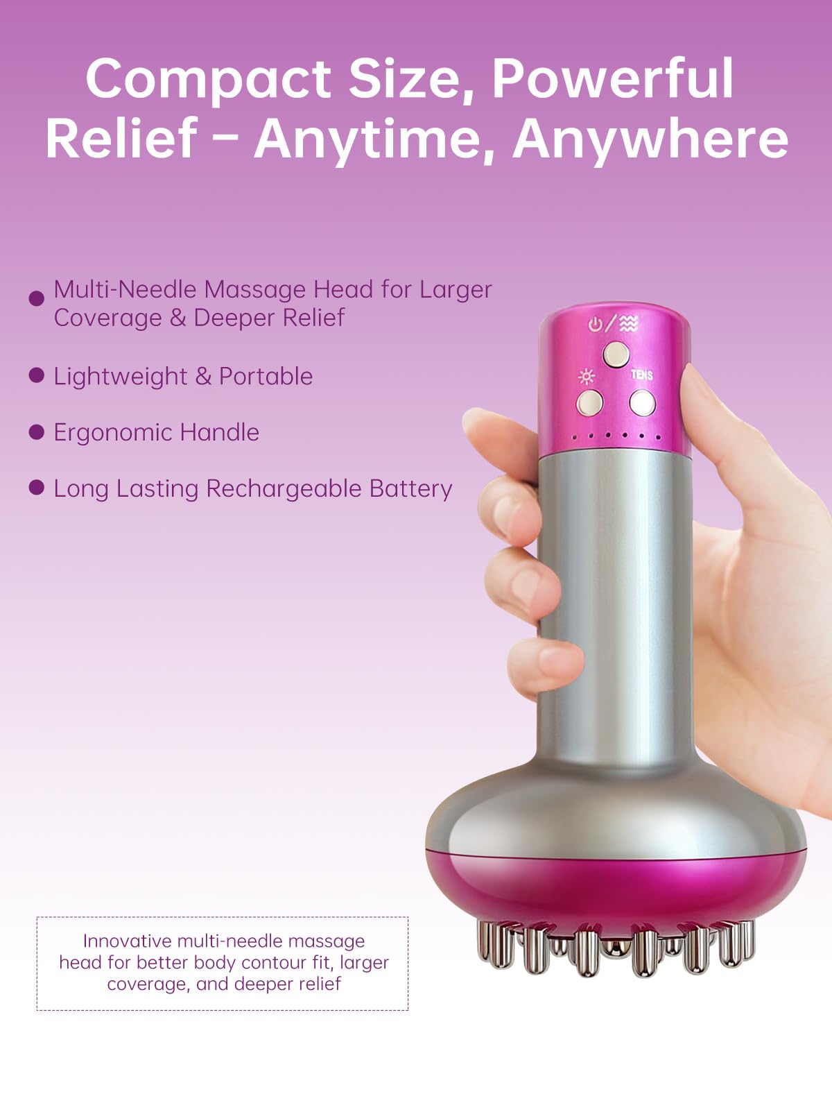 Amazon.com: Yuonry Sciatica Pain Relief Devices  Deep Tissue Massager with  Multi-Mode Technology, Heat, Vibration & Light, Targeted Relief for Sciatic  Nerve & Lower Back, Purple : Health & Household
