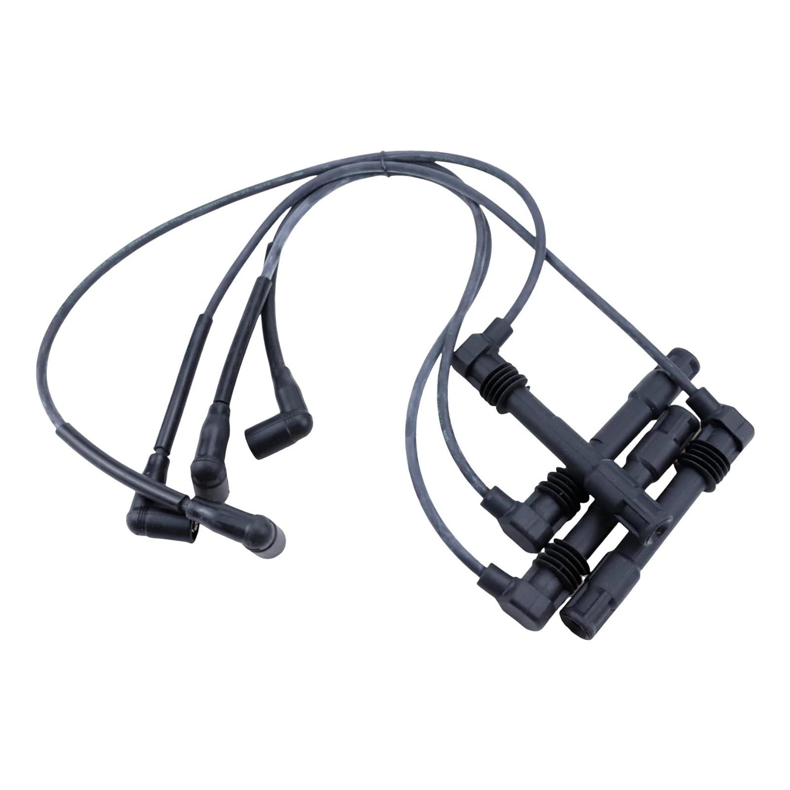 Câblage Bobine Allumage Pour Skoda Pour Fabia 1.4L 1999 2000 2001 2002 2003 2004 2005-2014 4 Pièces Jeu De Câbles D'allumage Fil Bougie