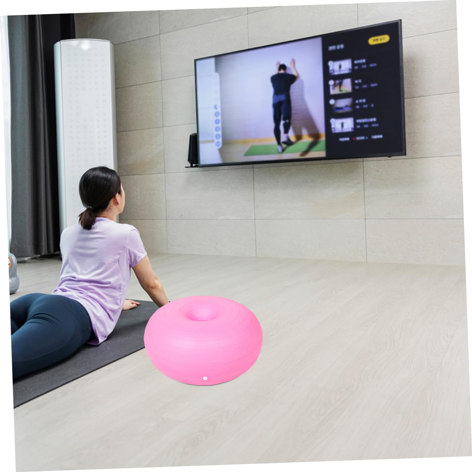ibasenice Pelota De Entrenamiento Yoga Pilates Equilibrio Equipo De Ejercicio Duradera Integral