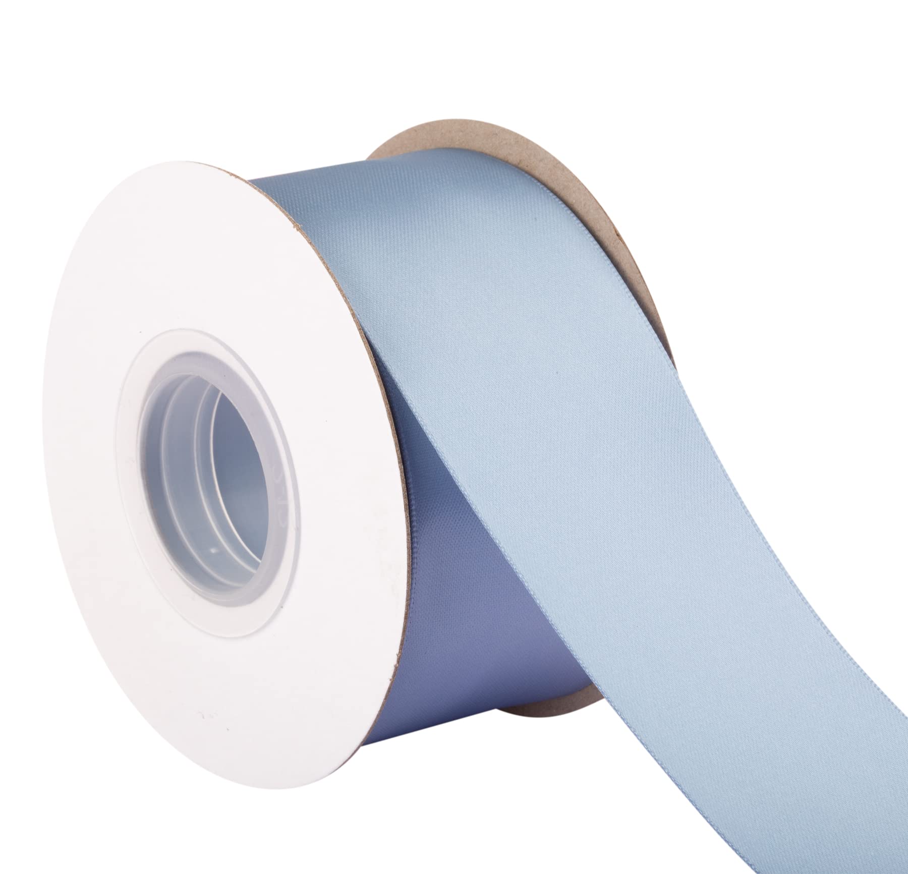 Double Faced Satin Ribbon, 50mm X 22M, Solid Polyester Craft Ribbon, Perfect for Gift Wrapping Crafts - Image 4