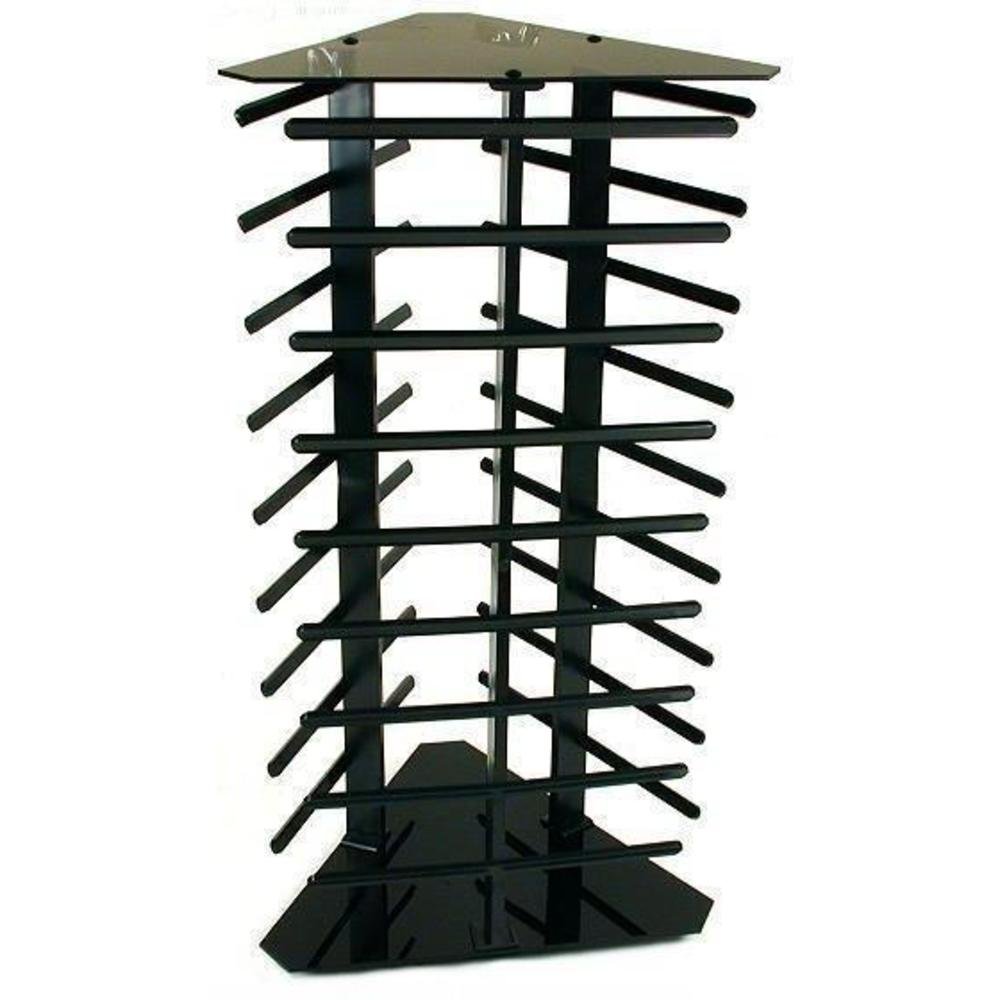3 Sided Black Rotating Revolving Earrings Countertop Display Holds 108 2