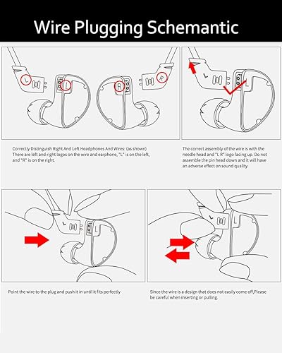 Miniatura 7 de keephifi KZ AS10 - Auriculares intraurales, auriculares con cable Balance Amature 5BA, estéreo de alta fidelidad, auriculares con cancelación de