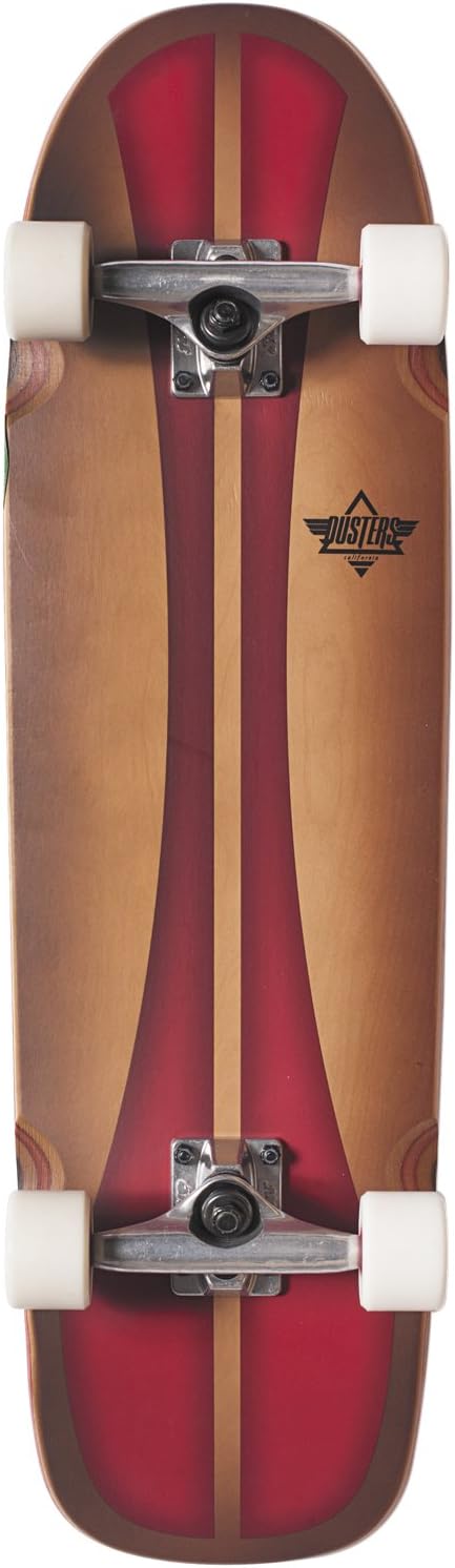 Dusters Grind Skateboard Complete Brown Kryptonics 30.75 Inches