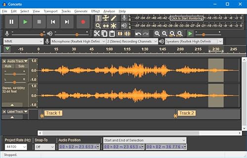 Generic Audacity® 2023 Newest Professional Pro Audio Music Recording Editing Software For Win 10,8,7,*Vista* And Xp Mac Os X Linux Including Bonus Loops And Samples Collection thumb #6