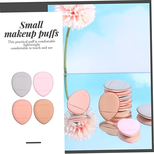 Miniatura 2 de Mipcase 24 piezas Mini Puff Finger Tamaño Polvo Puff Maquillaje Soplo de Polvo para Mujeres Herramientas de Maquillaje Puffs Esponja Eliminación de