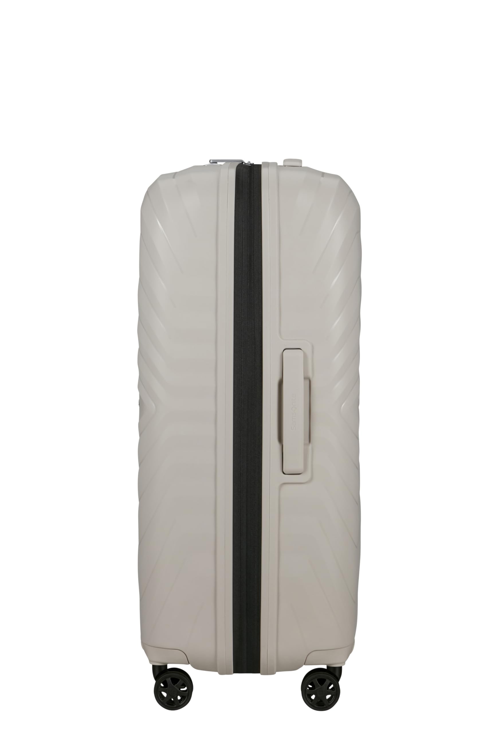 Samsonite Neo Flux - Spinner L, Valigia espandibile, 75 cm, 109/121 L, Beige (Warm Neutral)