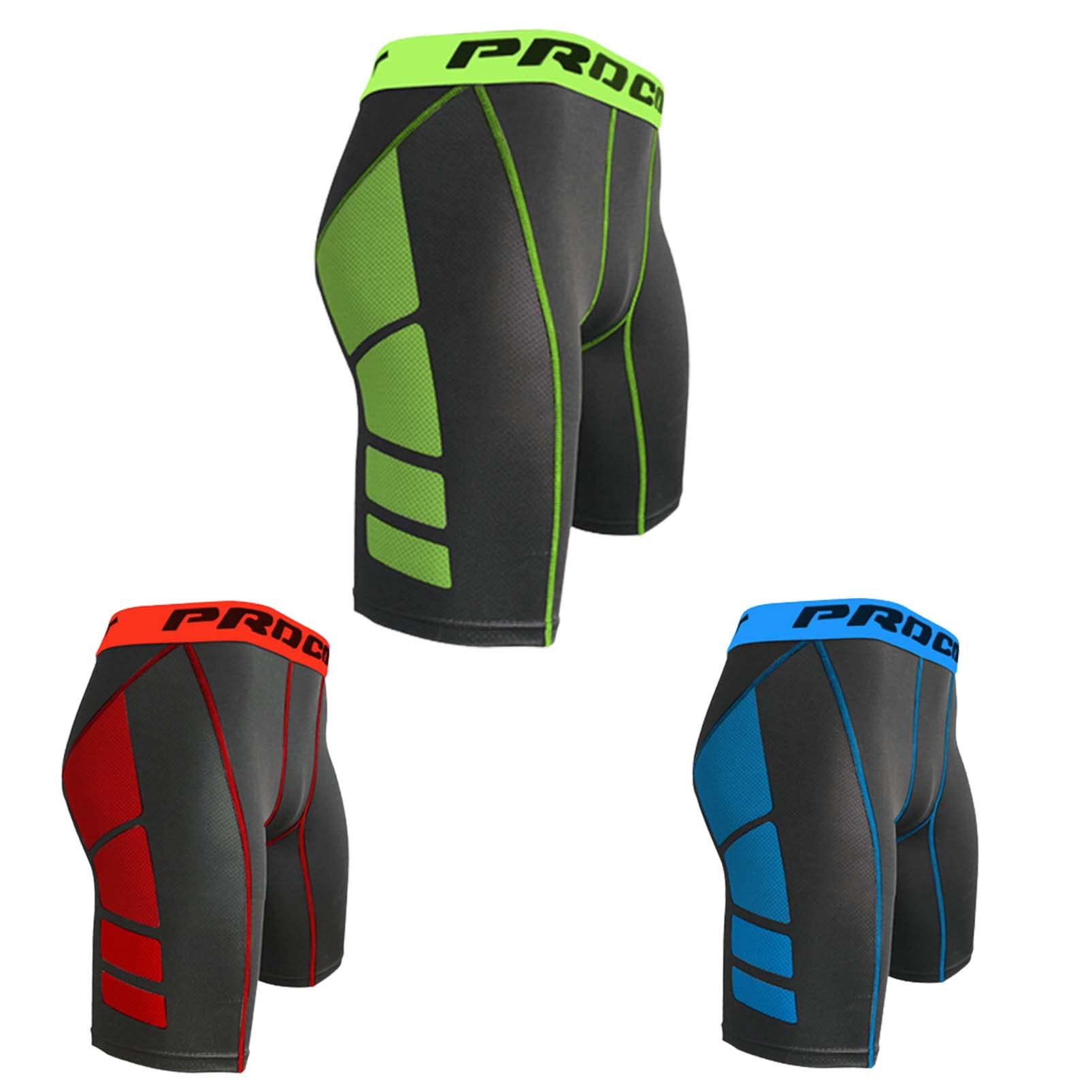 Rivccku Herren Kompressionsshorts – Schnelltrocknende, Atmungsaktive Tights Als Base Layer Oder Sport-Unterhose