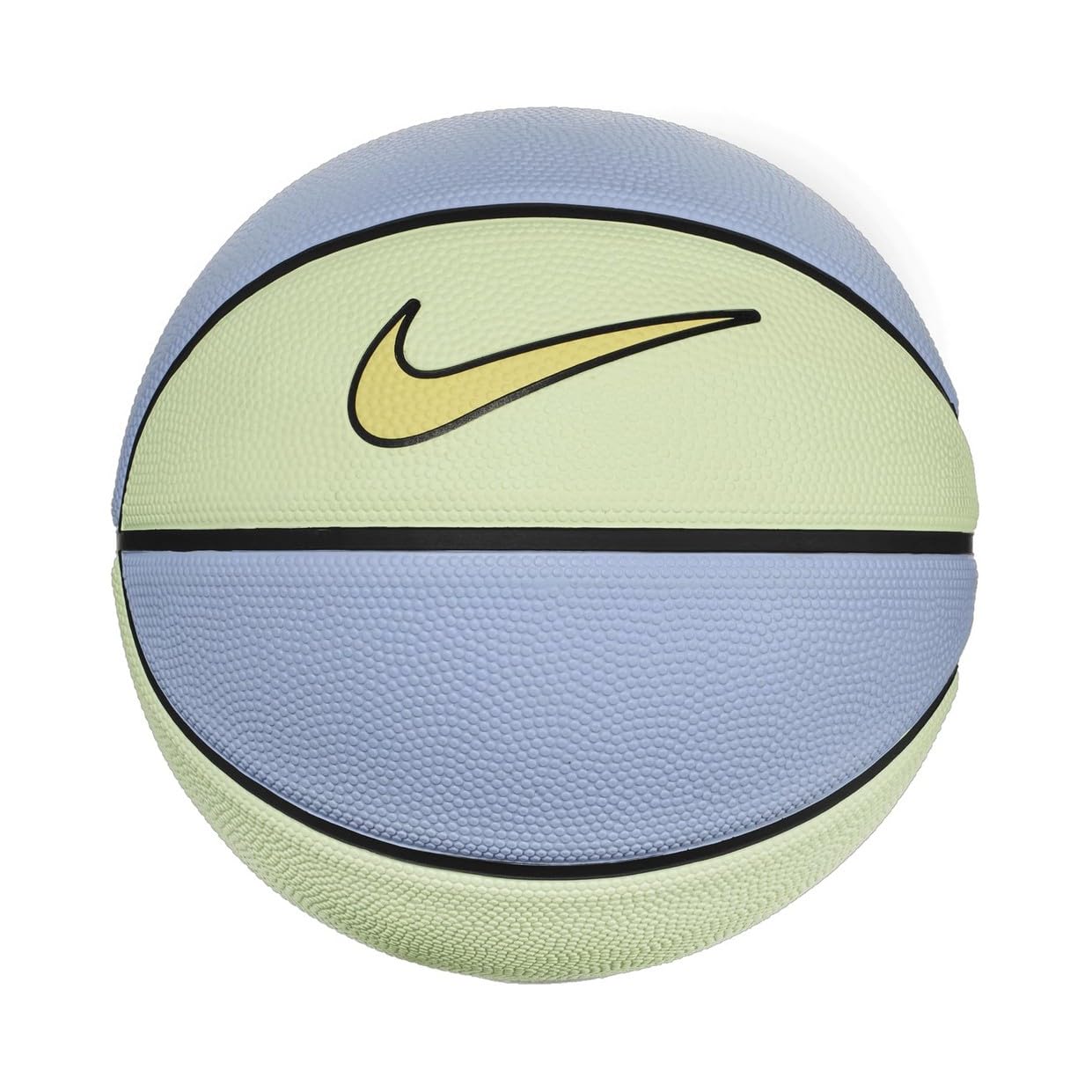 Nike Swoosh Skills Mini Basketball – Training Basketball – Mini Basketball for Skills Training & Leisure, Volt Tint/Black/Black/Soft Yellow, 3