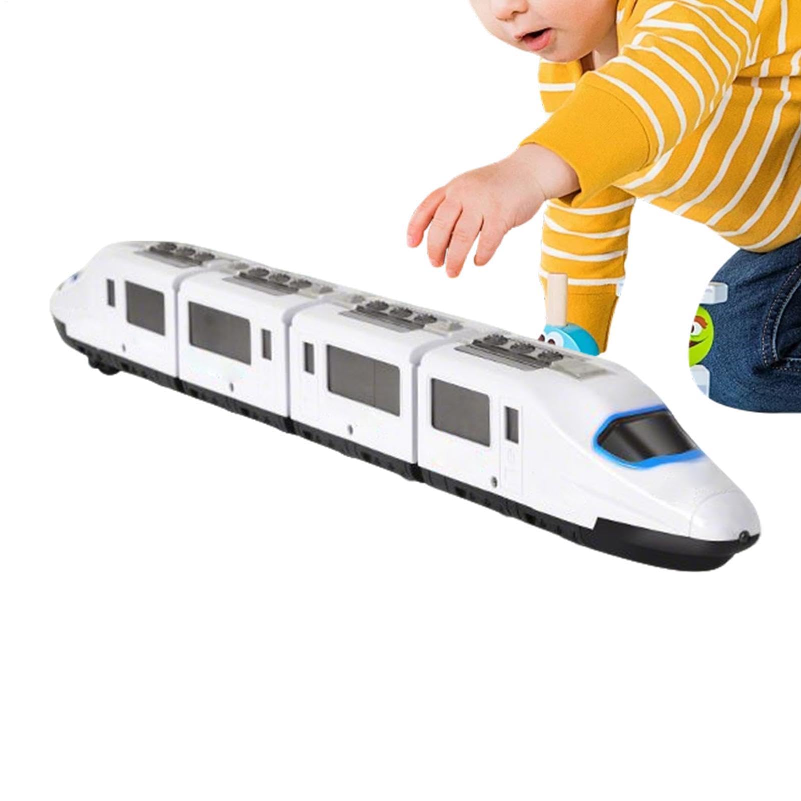 Electric Train Toy - Light Up Electric Retro Train Set