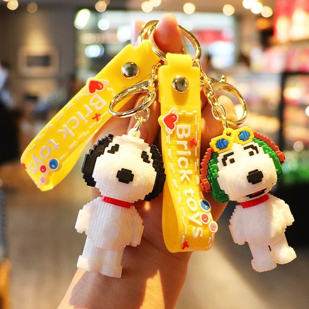 Amazon.co.jp: スヌーピー ピクセル キーホルダー キーリング