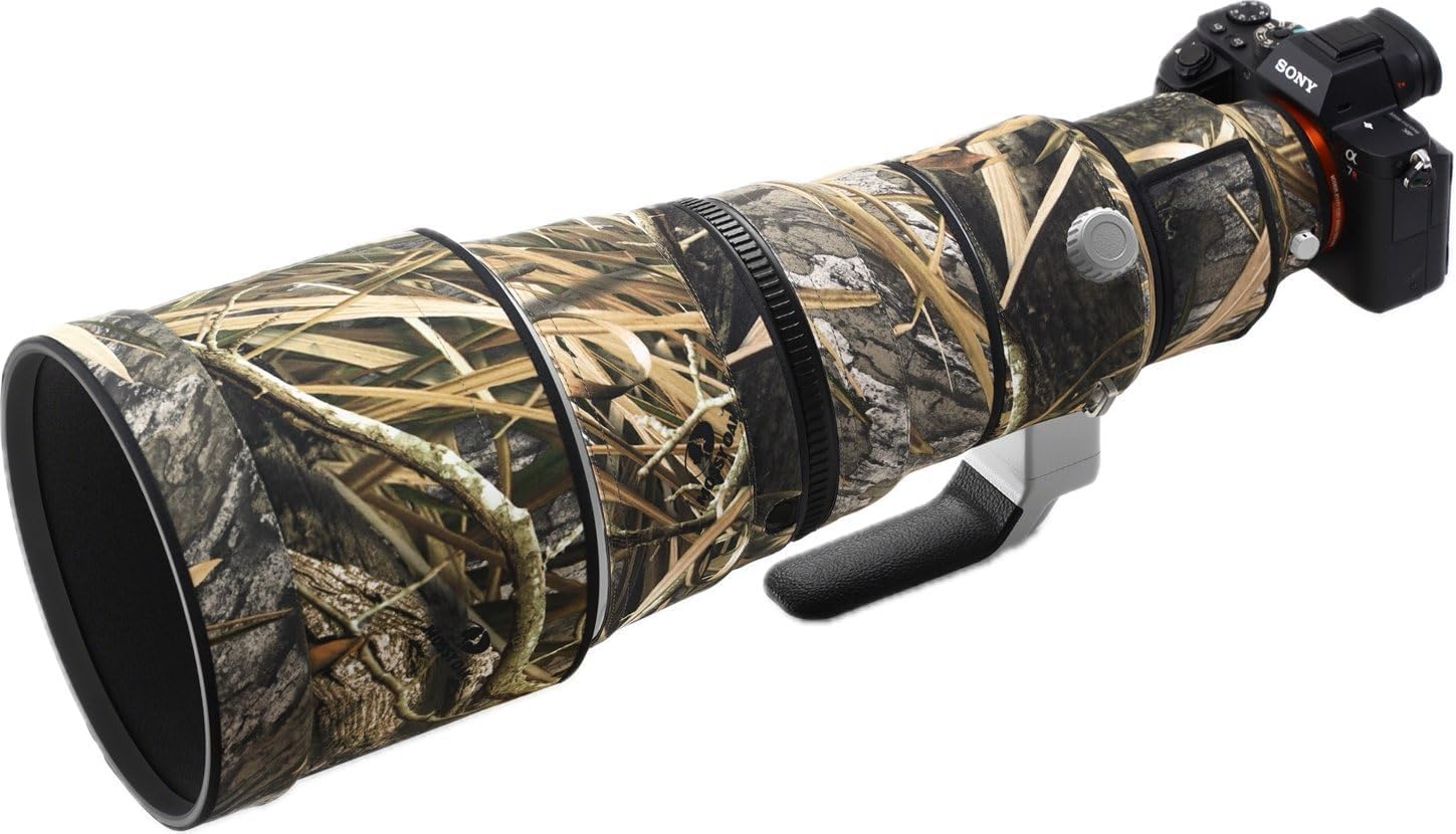 Rolanpro Waterproof Lens Cover for Sony FE 400mm F2.8 GM OSS Lens Protection Sleeve Raincover Case Clothing-#49 Grass Camo Waterproof