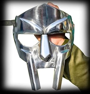 SARA NAUTICAL MF DOOM Mask Mad-villain Mild Steel Face Armour Medieval Hand-Forged Doom mask Tribute to MF Doom!
