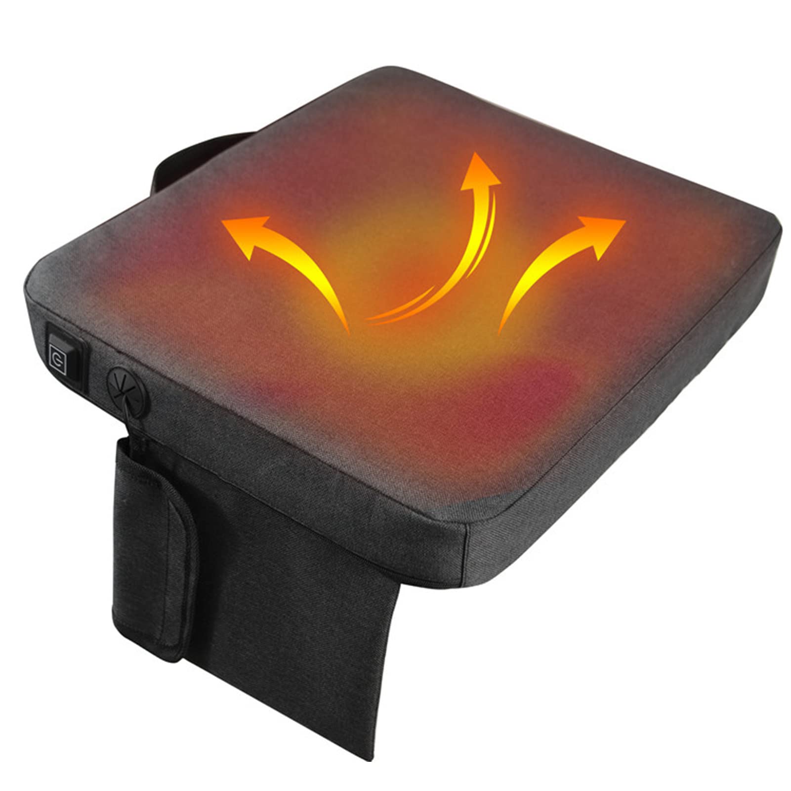 Cuscino Riscaldato USB per Stadio, 3 Livelli di Calore Regolabili | cuscino riscaldato ricaricabile portabatteria campeggio sport allaperto uso domestico