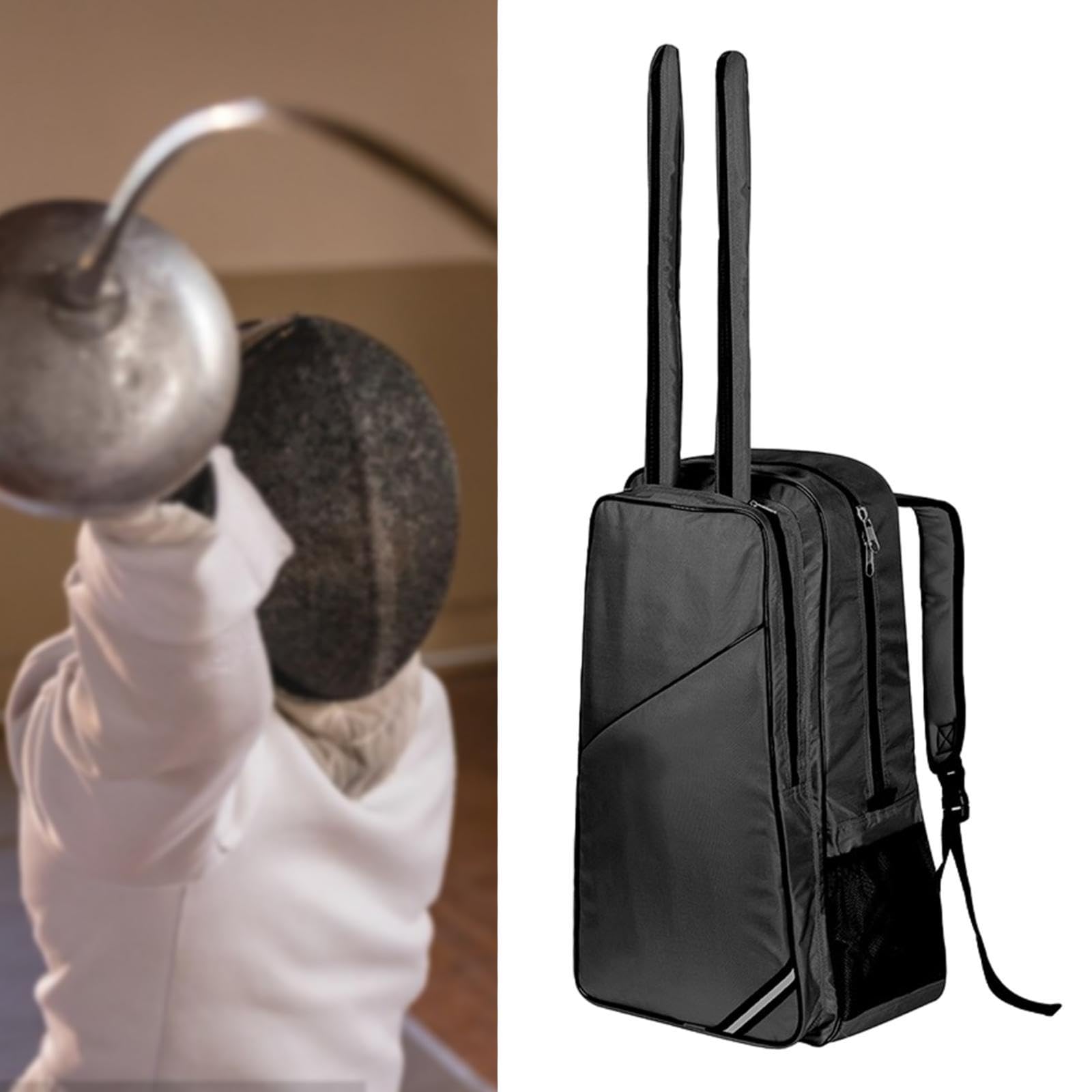 Mochila de esgrima Bolsa de esgrima Deportiva con Correa Ajustable Práctica Ligera con asa Bolsa de Accesorios confiable Bolso de Mano