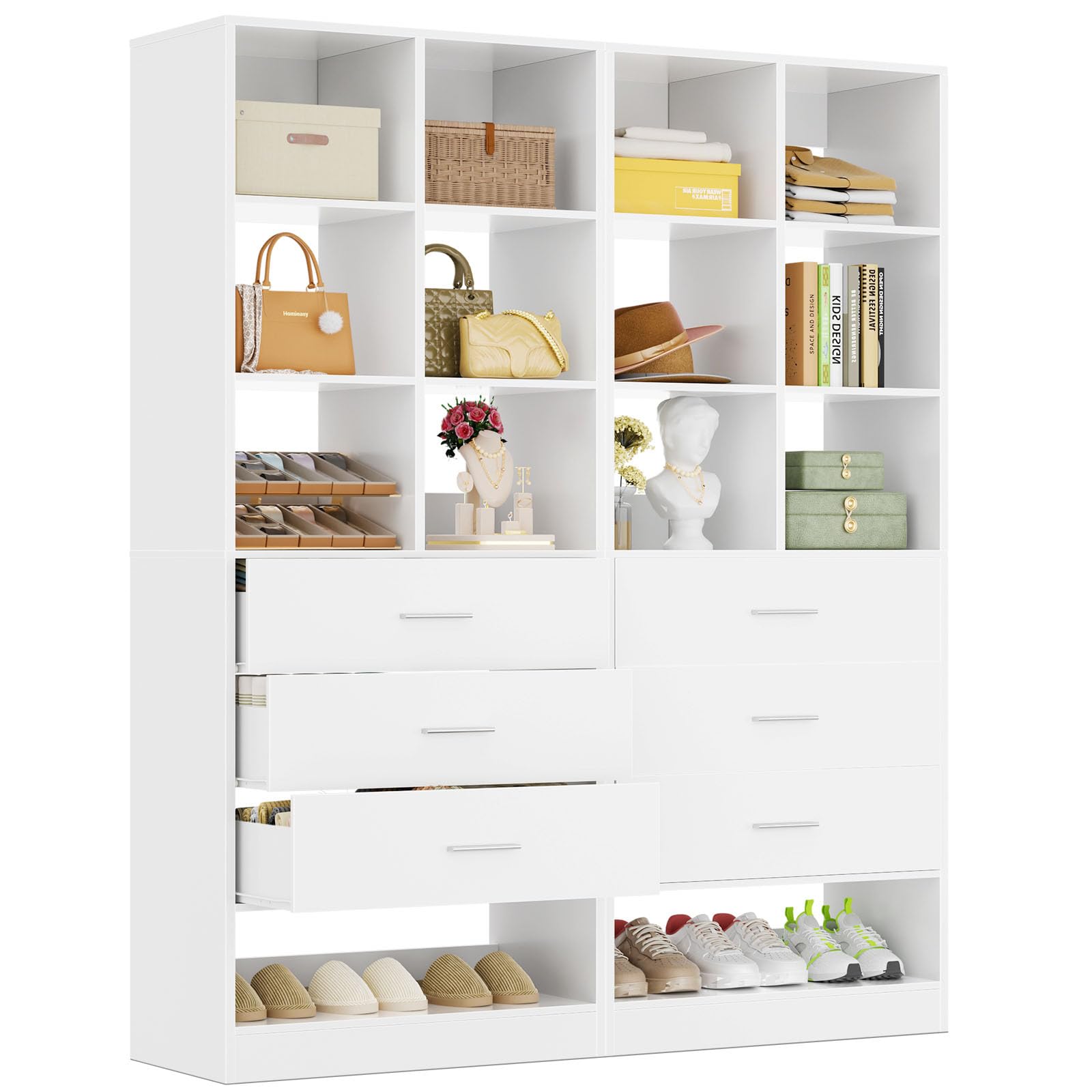 Amazon.com: Homieasy Closet System Organizer with Drawers and
