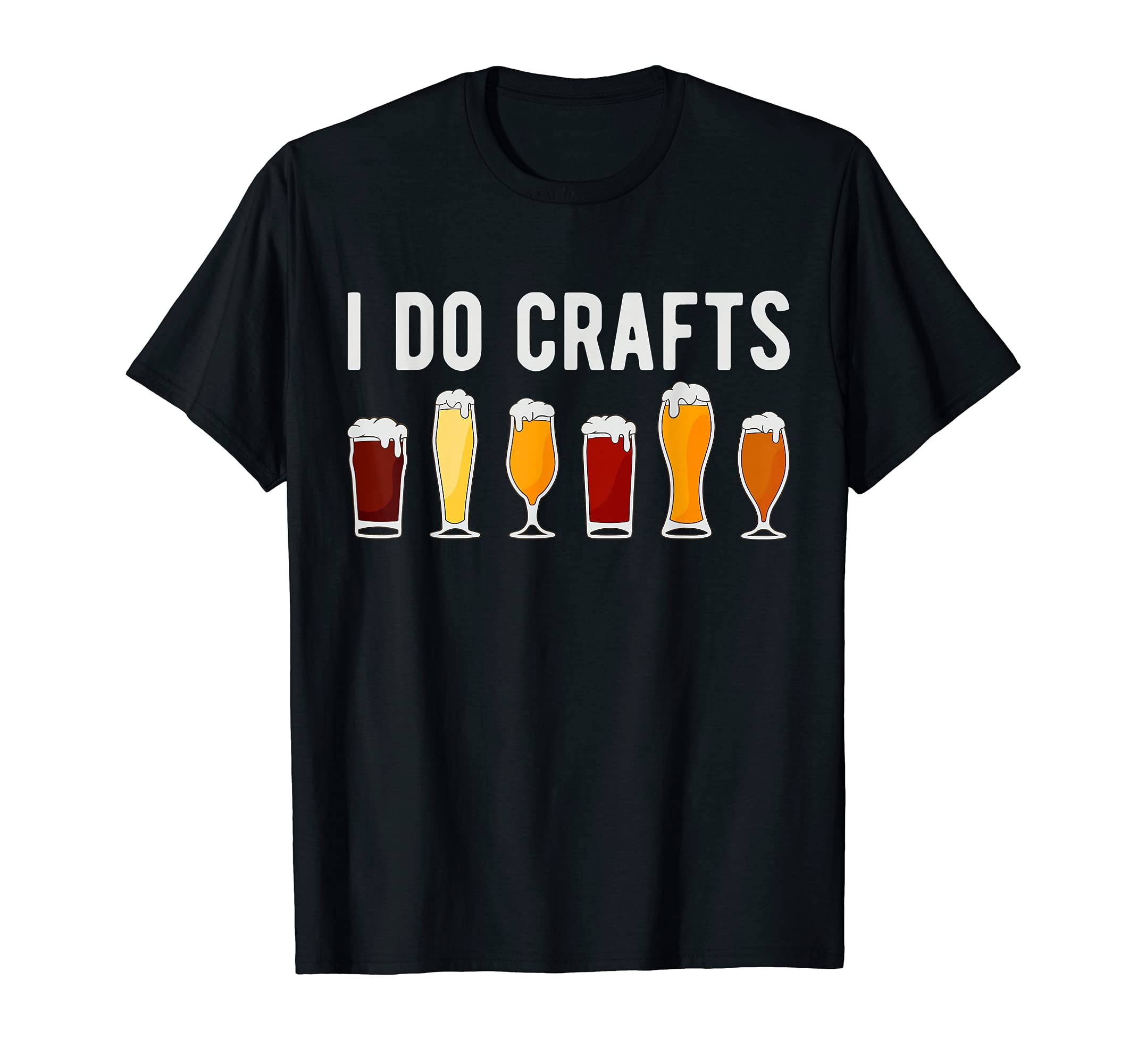 Craft Beer Vintage Funny I Do Crafts Home Brew Art T-Shirt