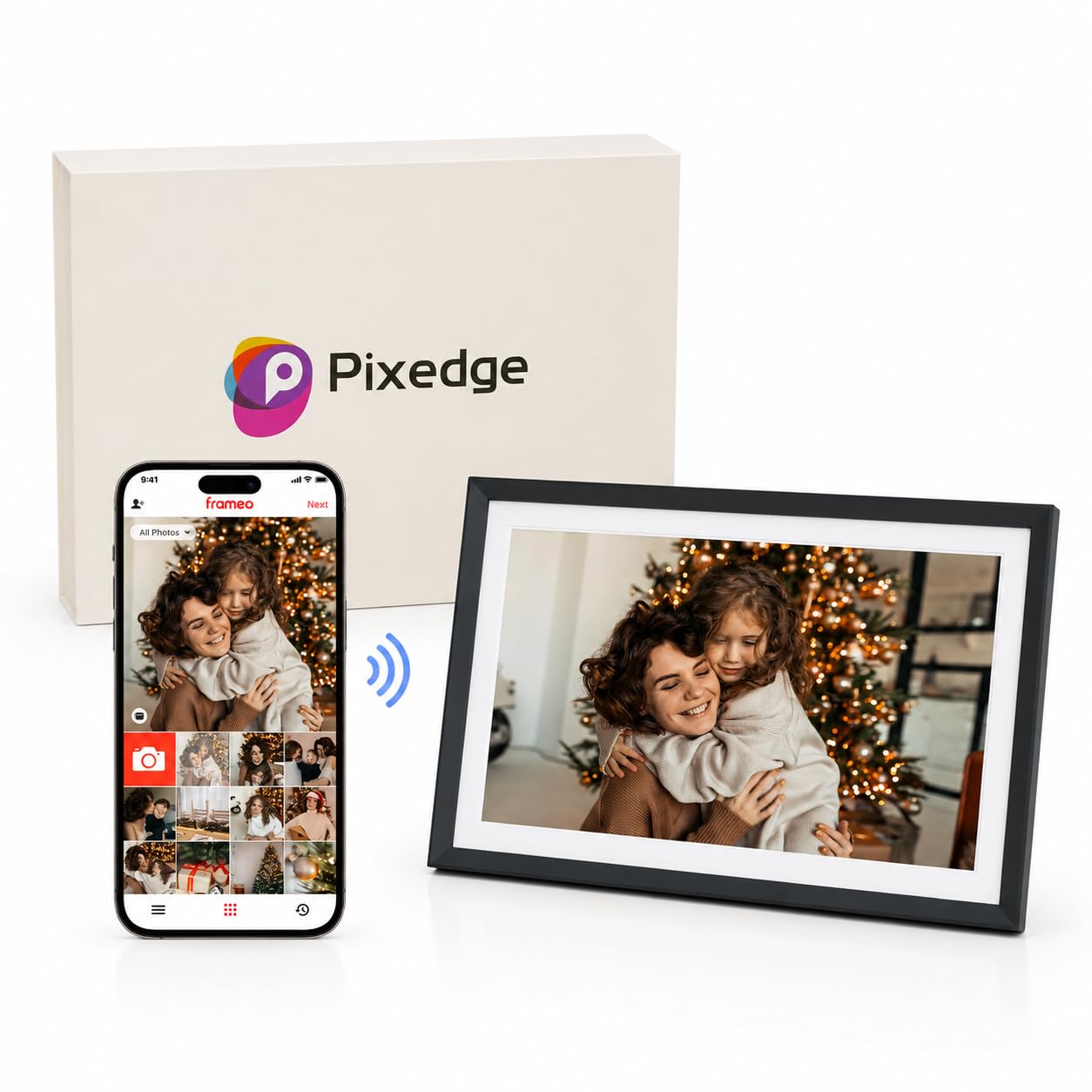 Photo 1 of Pixedge Frameo 10.1" WiFi Digital Picture Frame