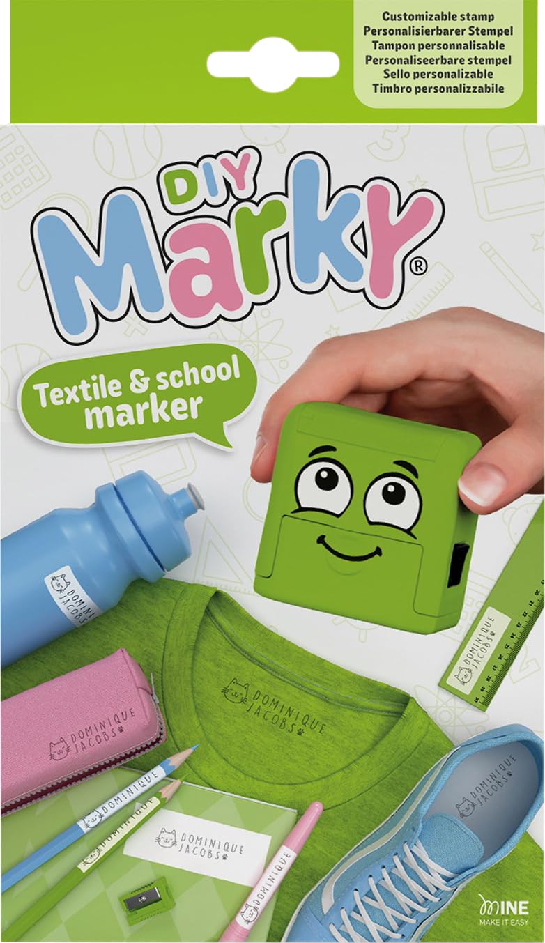 Kit Ricarica Timbri I Mark - Cassetta Inchiostro Nero, Etichette E Nastro Termico Per Marcare Vestiti Bambini - Foto 6