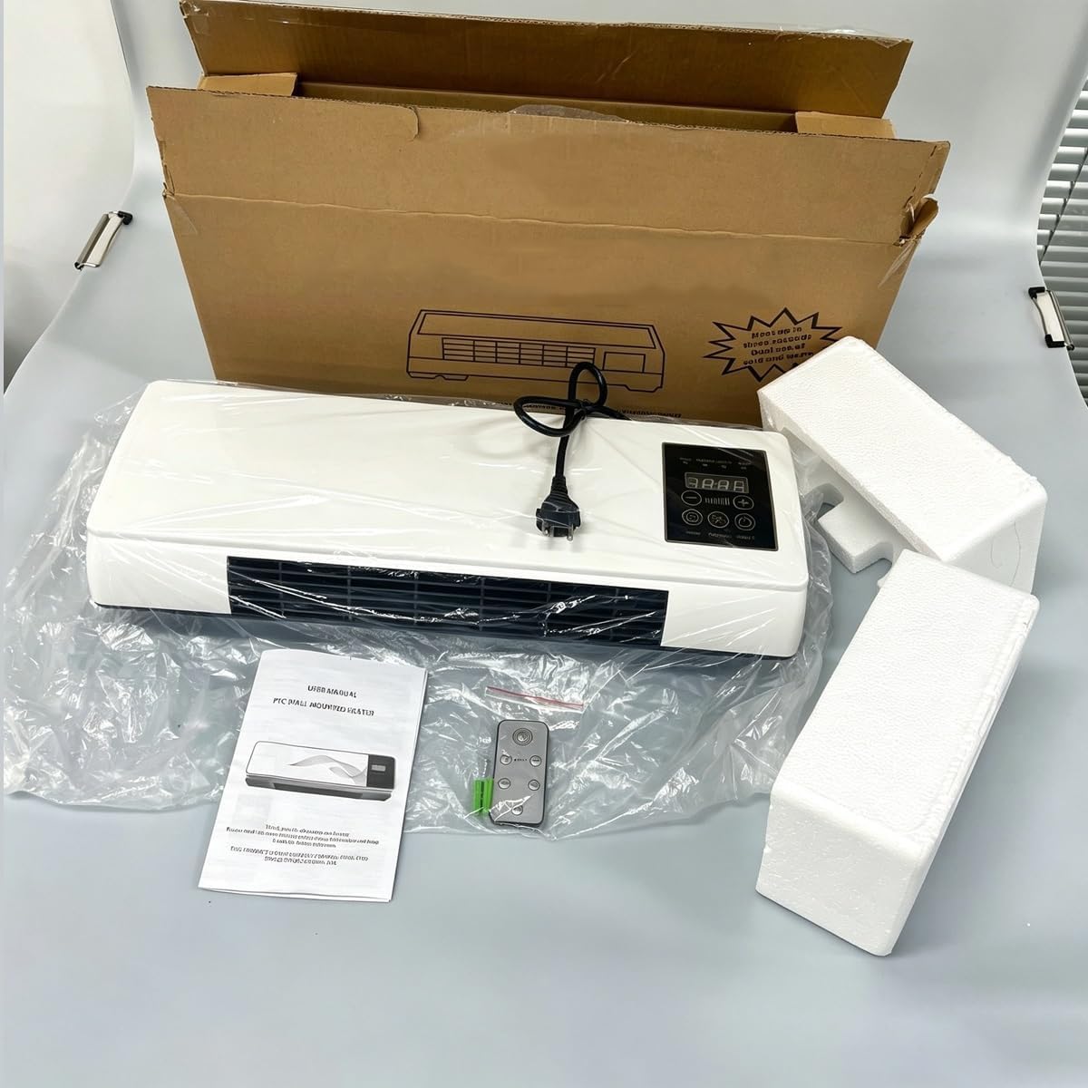 Climatizzatore Portatile Senza Condotti, Condizionatore D'Aria Da Parete | Raffreddamento e riscaldamento rapidi, ultra silenzioso, installazione a parete semplice, per camera da letto e soggiorno