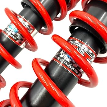 YSS リアサスペンション 365mm ブラック/レッド 美品 YSS正規品365mmリアショック/リアサスペンションDTGシリーズ