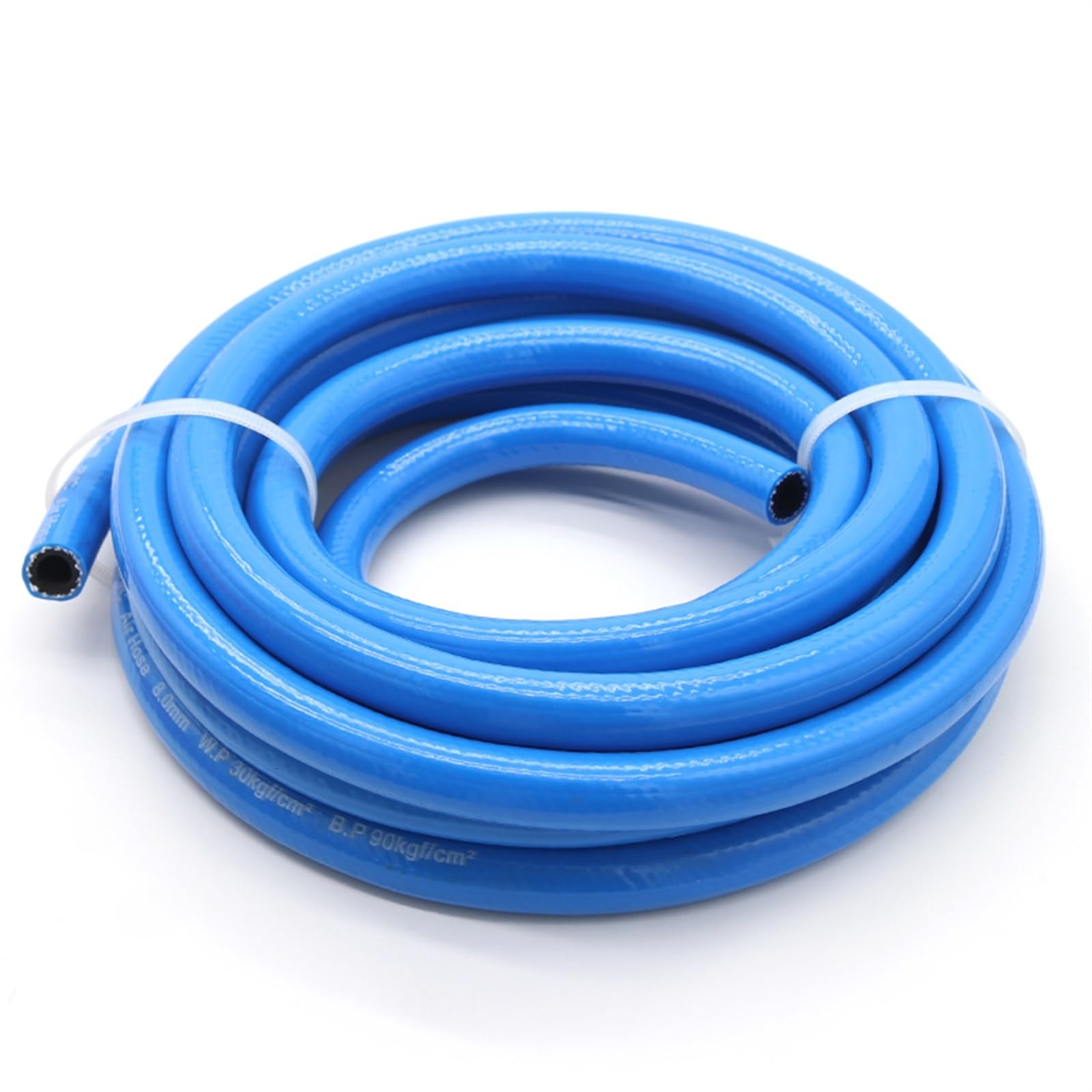 flexiable rubber Braided Rubber Oxygen-acetylene Air Hose Red Blue 8mm x 14mm High Blow Pressure Industrial gas Welding tubing drain elastic (Color : Blue, Size : 5 Meters)