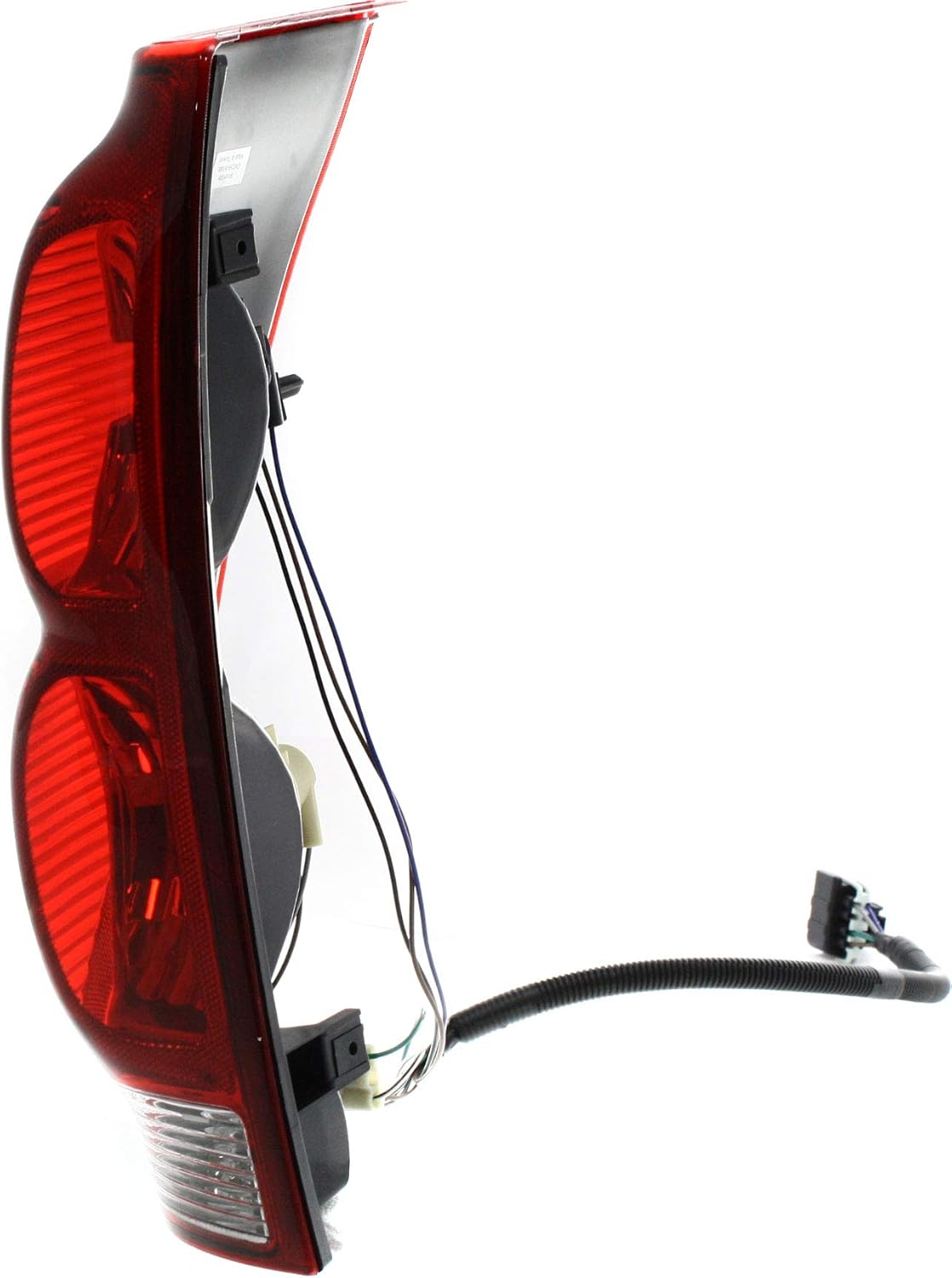 Evan-Fischer Tail Light Assembly Compatible with 2002-2006 Chevrolet Avalanche 1500 All Red Lens Type Driver Side