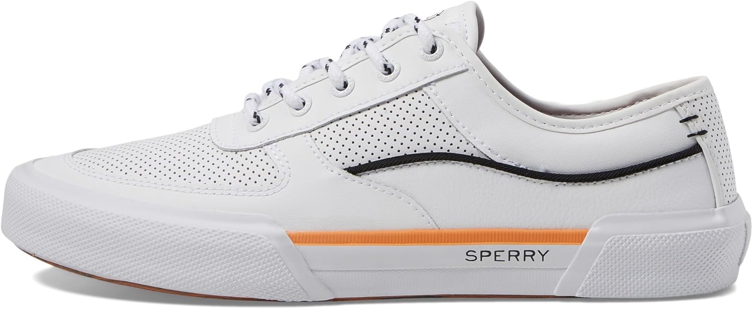 Sperry Men's, Soletide 2 Eye Seacycled Sneaker White Multi