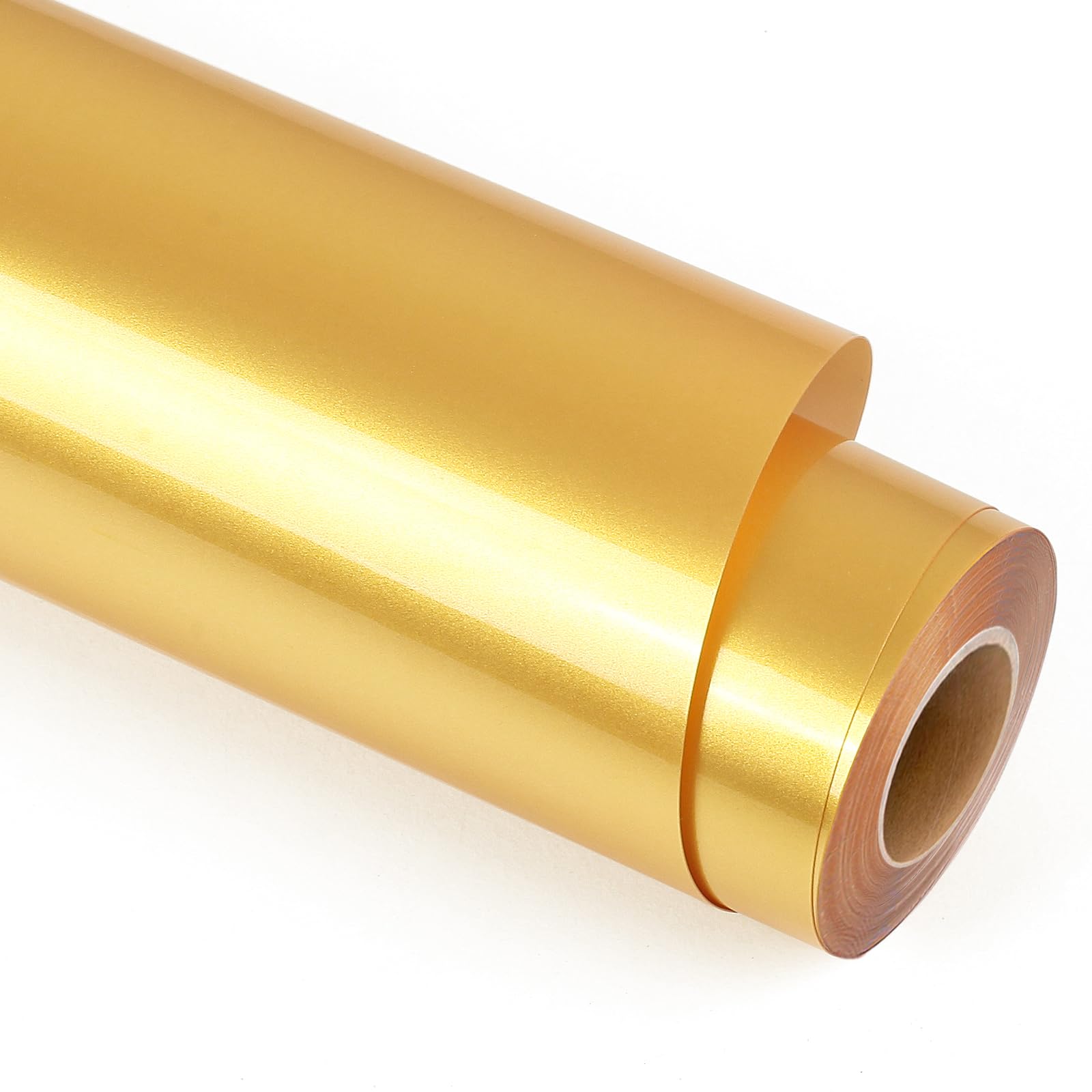 Rollo De Vinilo De Transferencia De Calor 30.5x152cm HTV Iron On Vinyl Para DIY Camiseta Y Tela (dorado