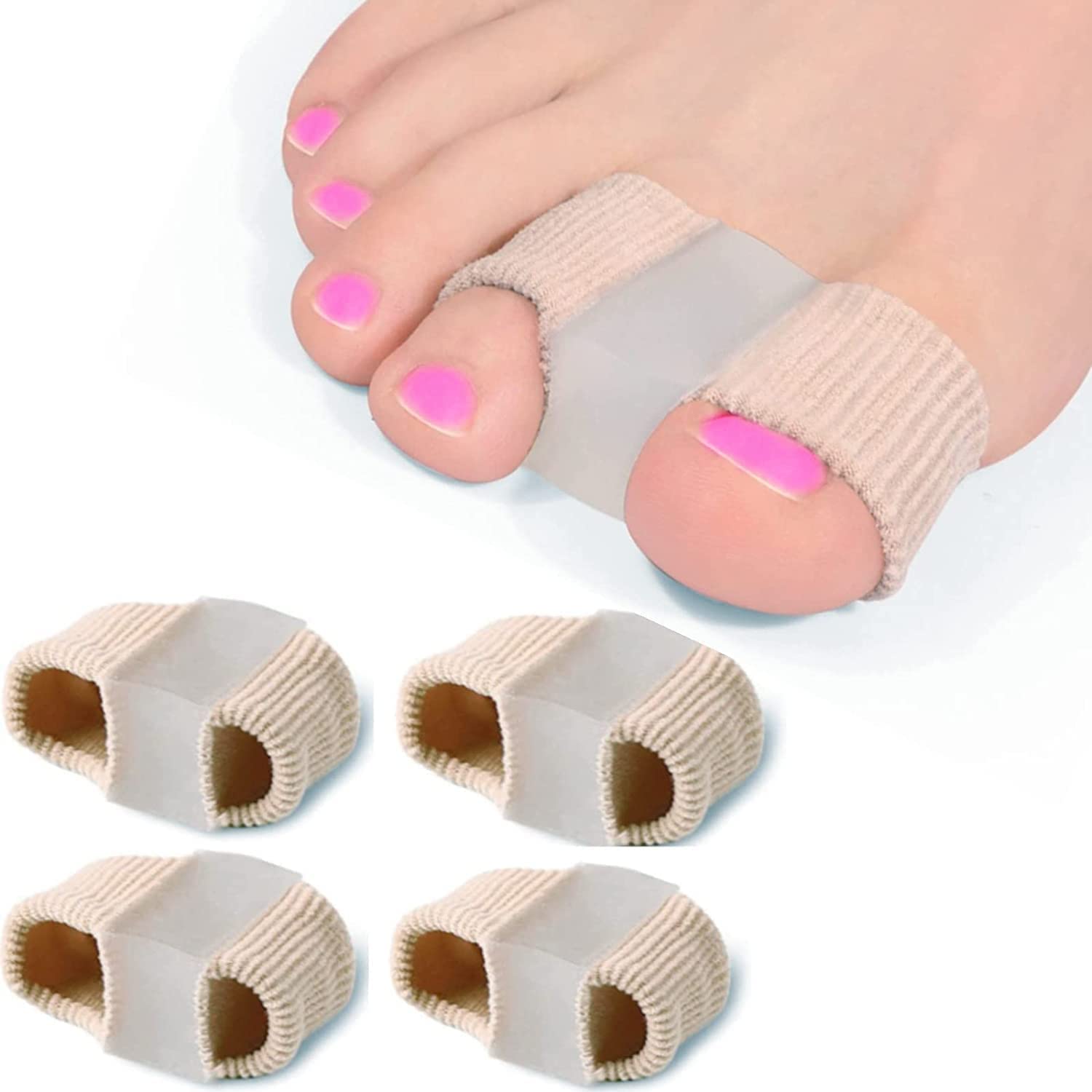 6 Stück Zehenspreizer Aus Silikon – Für Hallux Valgus, Großzehenabstandhalter, Für Frauen & Männer
