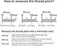 Vista 4 de Adaptador de eje pasante para entrenador de bicicleta, eje de 0.472 in, longitud múltiple de paso de rosca 1.0/1.5/1.75