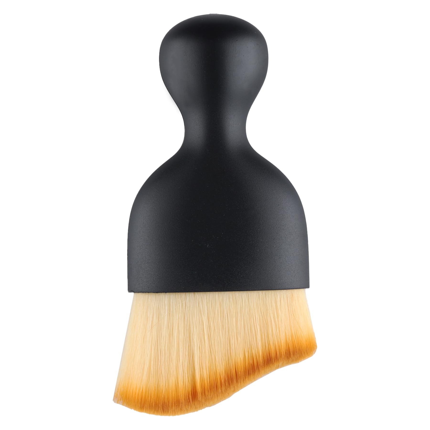 UREHEPO Car Dust Brush Interior, Brown Car Detailing Brush, Automotive Interior Dusting Brush, Car Cleaning Brush, Soft Bristle Cleaning Brush, Scratch-Free Car Accessories Interior