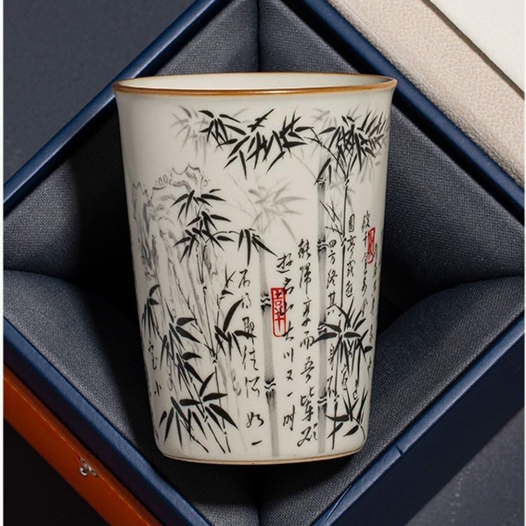Ceramiczny kubek do herbaty, ręcznie robiony zestaw do herbaty Kung Fu, kubek do herbaty, osobisty, duża pojemność, kubek do picia, kubek do herbaty, przenośny kubek do herbaty, kubki do herbaty