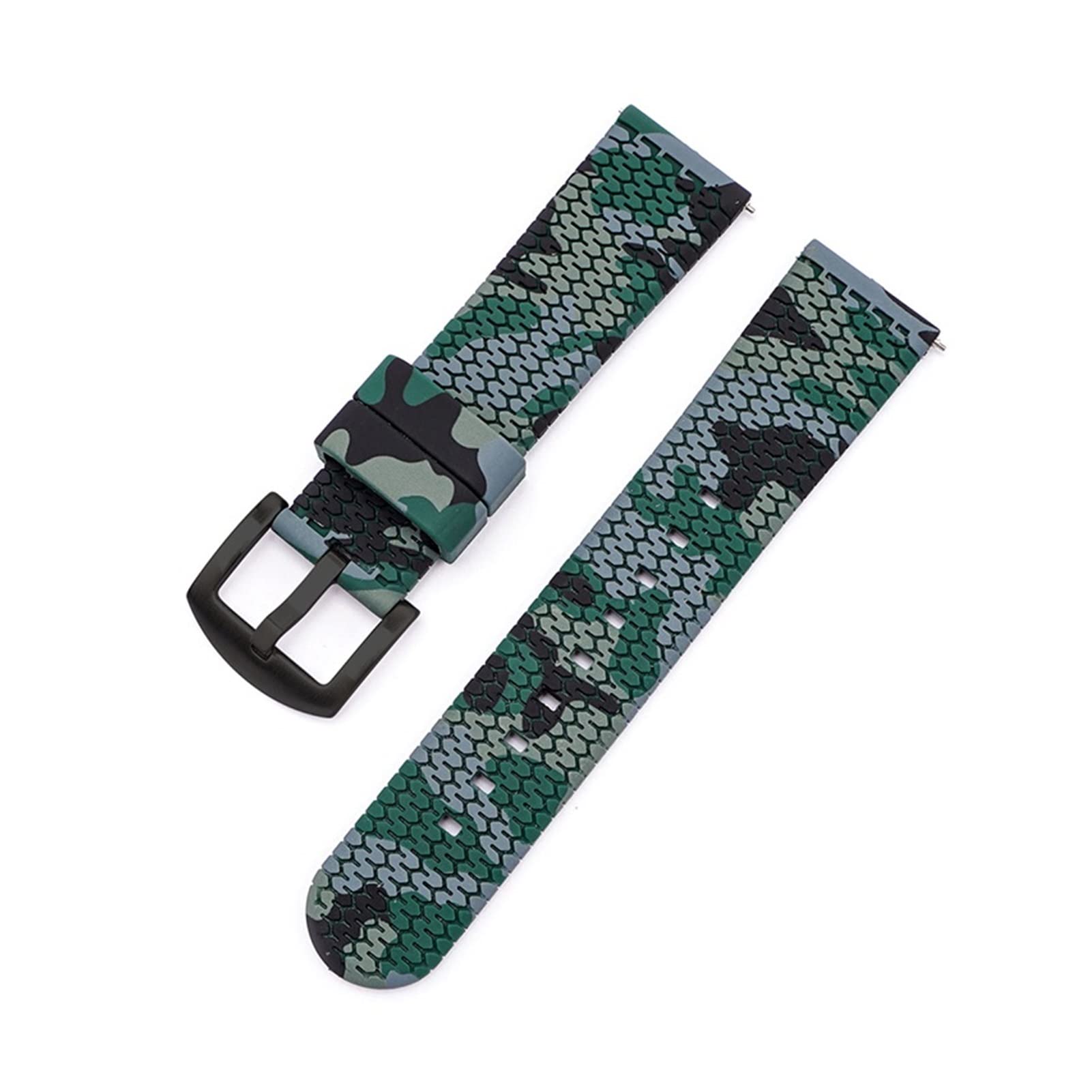 CAREG Quick Release Tire Pattern Strap Watch Accessories Are Suitable Compatible With Samsung Compatible With Seiko Compatible With