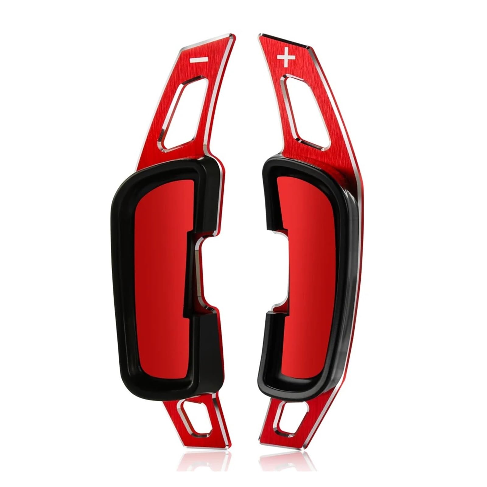Xxiucj Car Paddle Shifter Extensions for Mazda for MX-5 for Atenza for Axela 2014-2018 Car Steering Wheel Shift Paddle(for Type A Red)