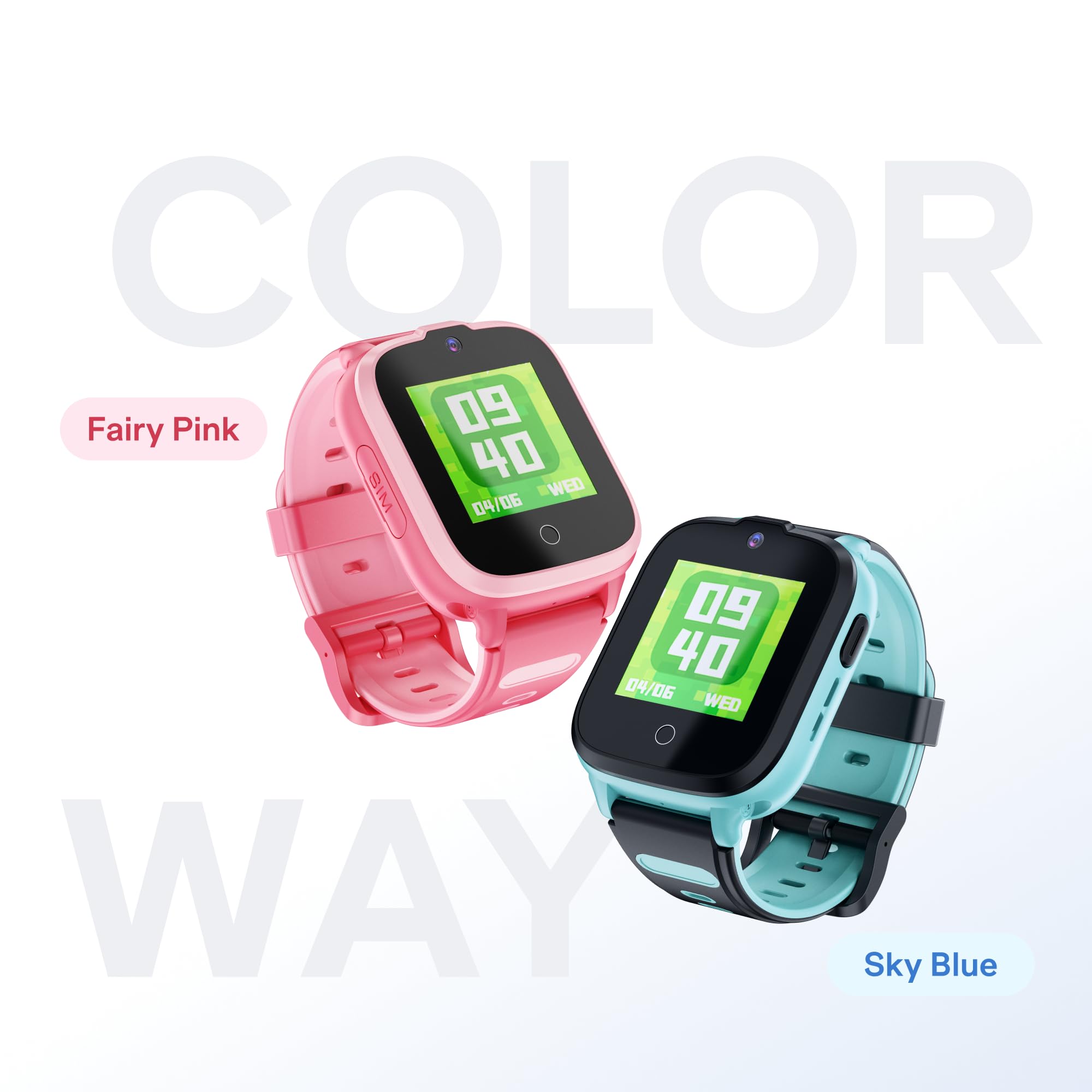 boAt Sailor Nav Kids Smartwatch with 2-Way Video & Voice Calling, Real Time Location Monitoring via Maps, Geofencing, 4G SIM Compatible, Parental Control, SOS, Smartwatch for Boys (Sky Blue) — Amazon image 3