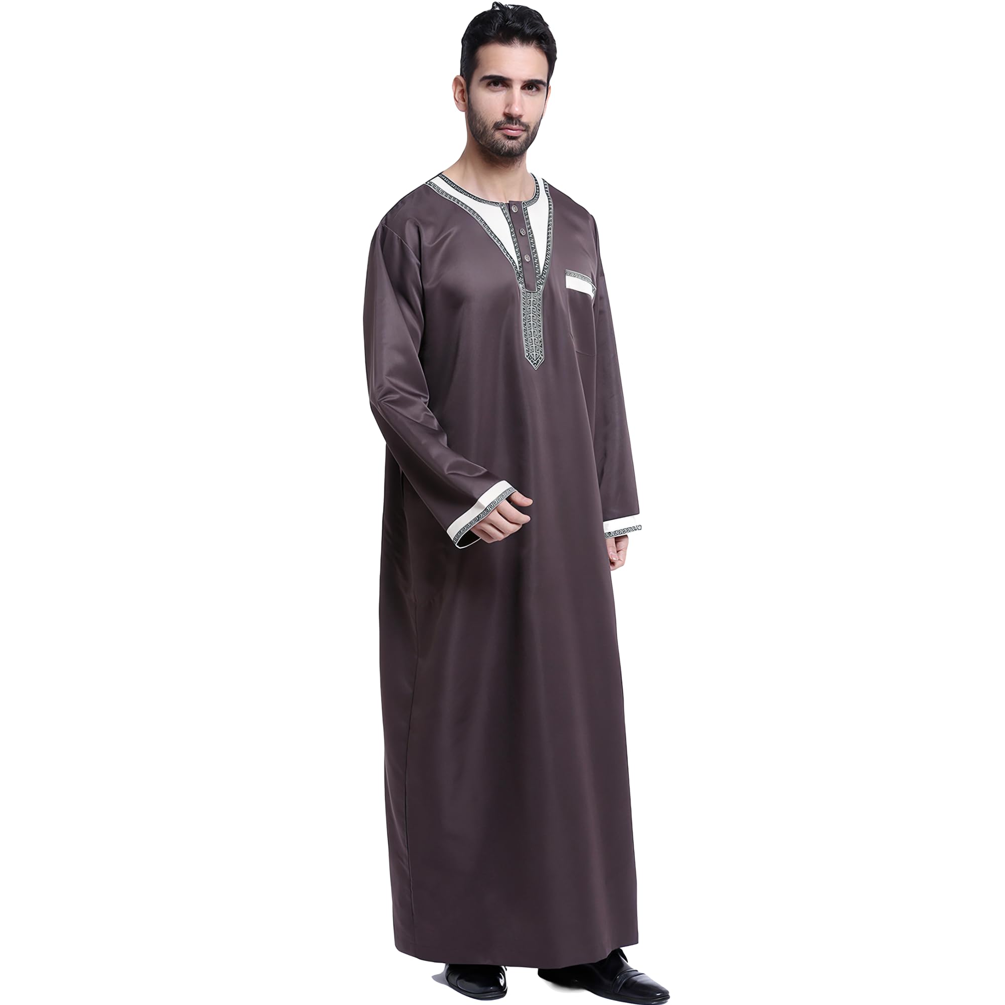 Caftan Homme – szlafrok Musulmane Thobe Djellaba Abaya Kami